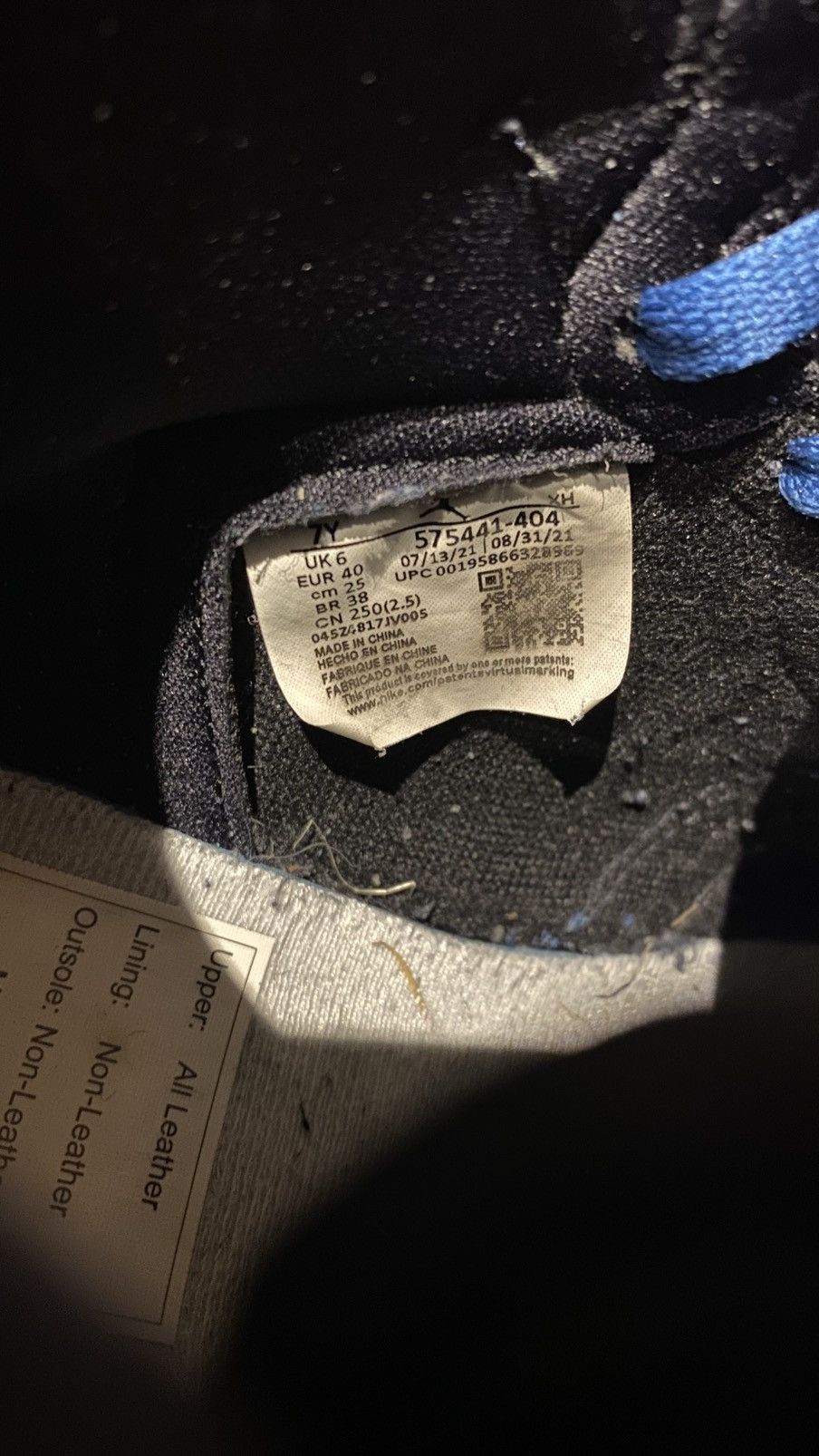 Nike Jordan 1 Retro High Marina Blue Size 7 Size US 7 / EU 40 - 5 Thumbnail
