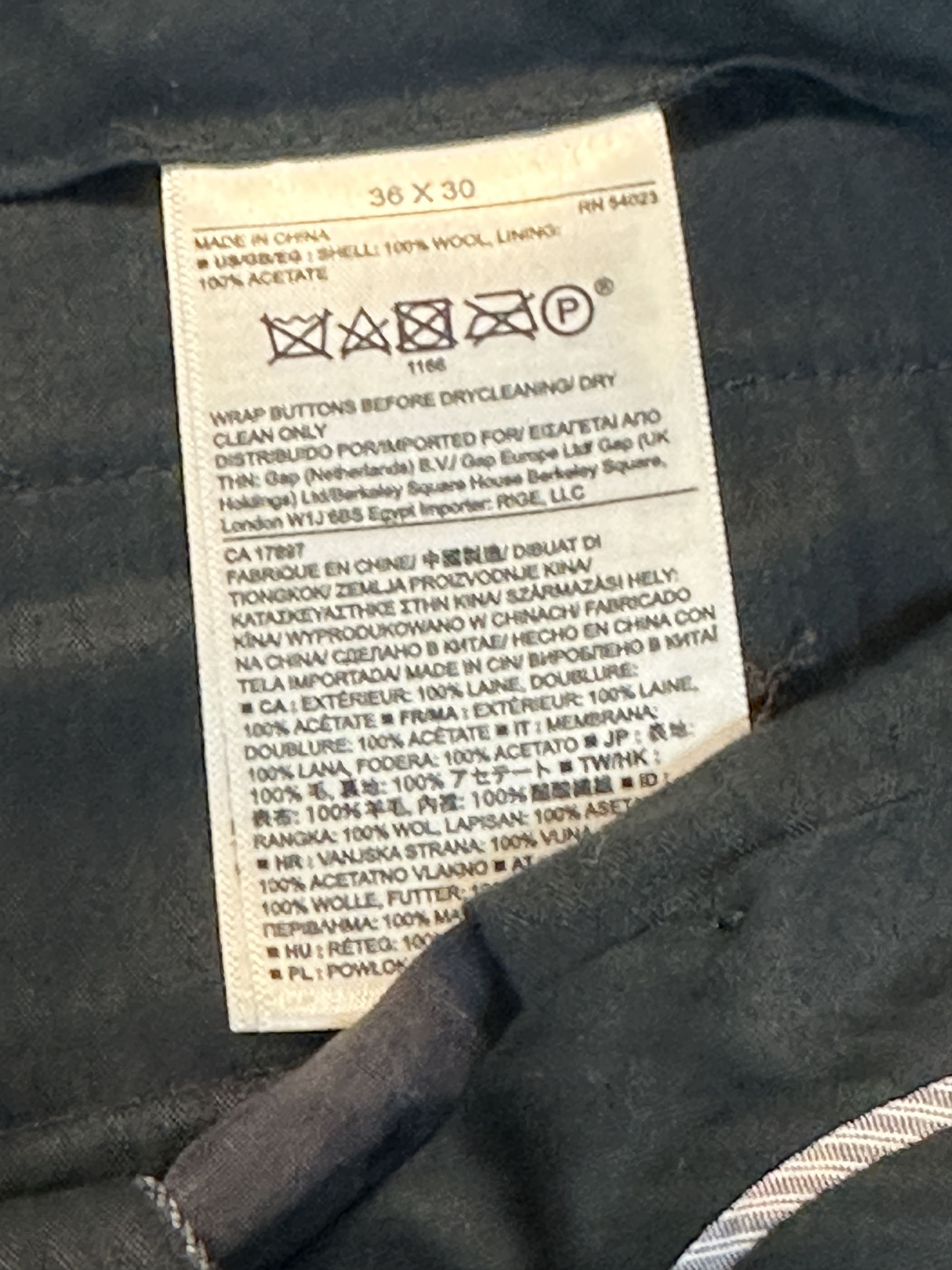 Banana Republic Banana Republic Men's Light Navy Modern Pants Size 36/30 Size US 36 / EU 52 - 5 Thumbnail