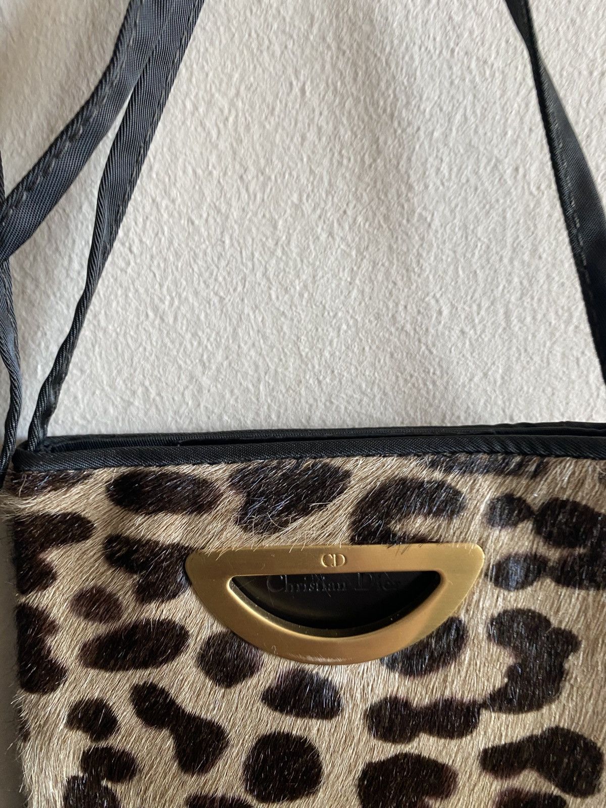 Christian Dior Monsieur Vintage Christian Dior Cow Hair Mini Crossbody Bag Size ONE SIZE - 2 Thumbnail