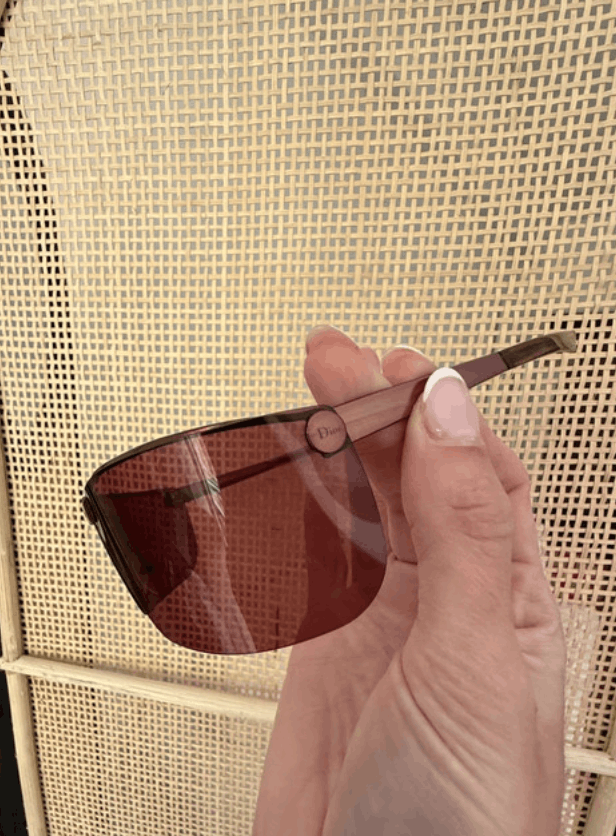 Dior Dior Sunglasses Gypsy Ski Bike Motard Mask Rimless Vintage Size ONE SIZE - 2 Thumbnail