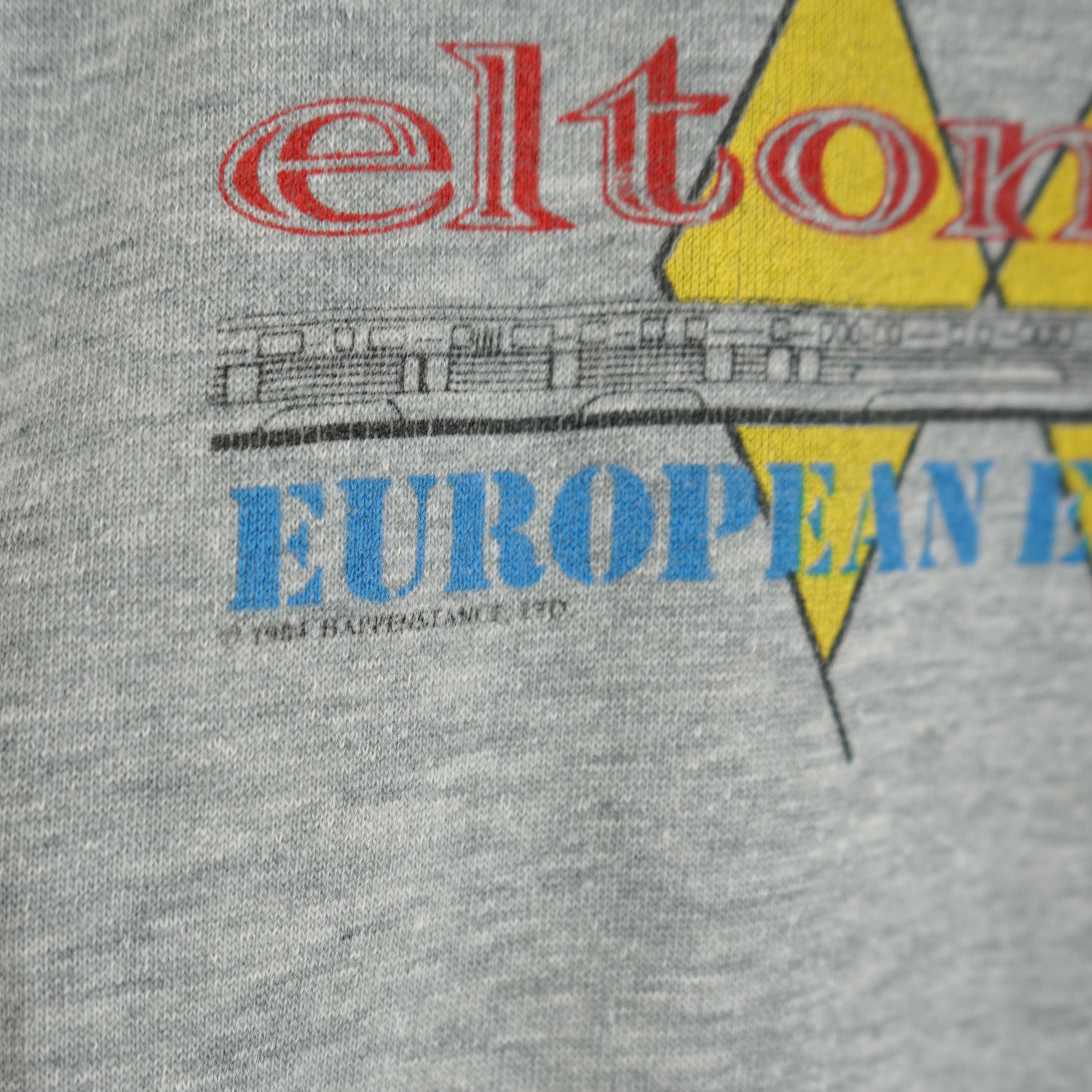 Band Tees × Vintage 1984 Elton John European Express Tour Sweatshirt Size US M / EU 48-50 / 2 - 4 Thumbnail