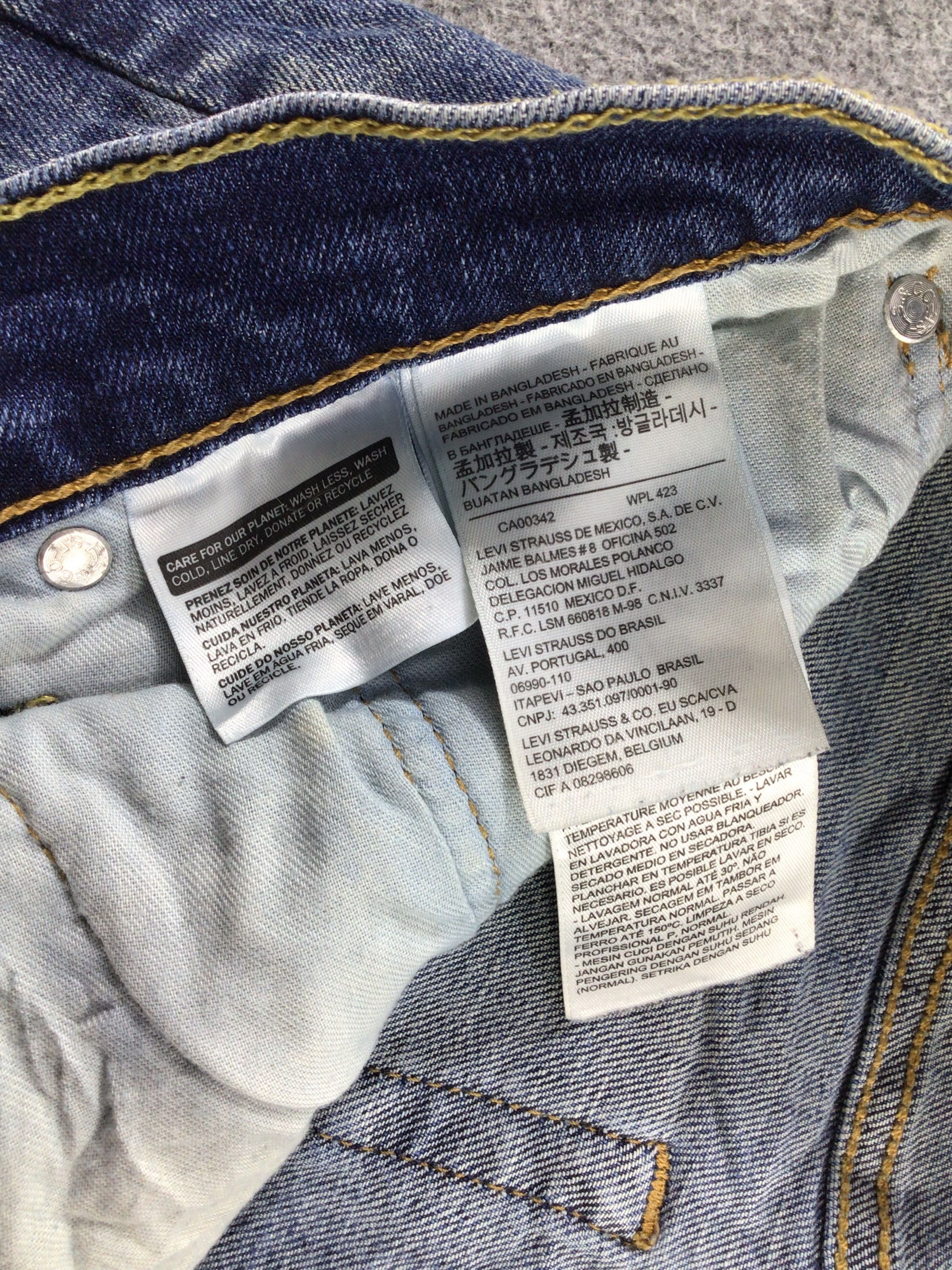 Levi's Vintage Levis 514 Jeans-J908 Size US 34 / EU 50 - 10 Thumbnail