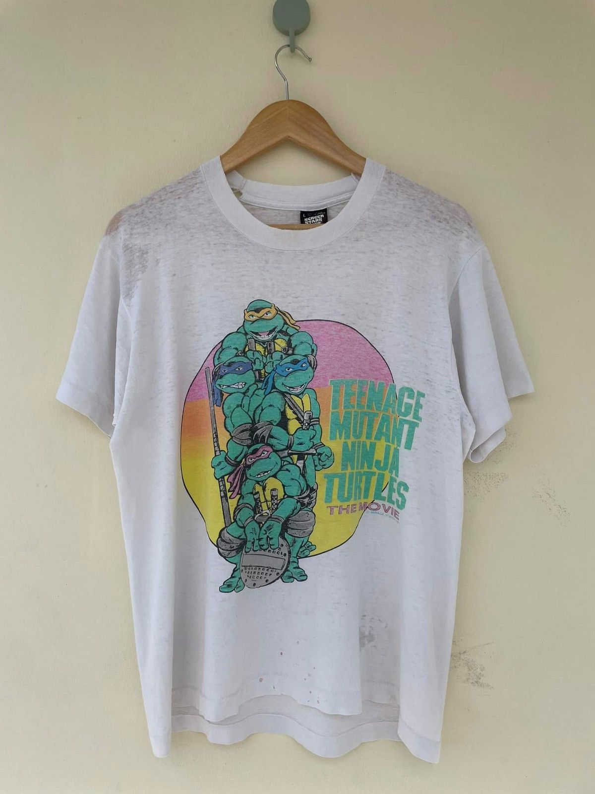 Vintage Vintage 90s Teenage Mutant ninja turtles T-shirt Sz L Size US L / EU 52-54 / 3 - 1 Thumbnail