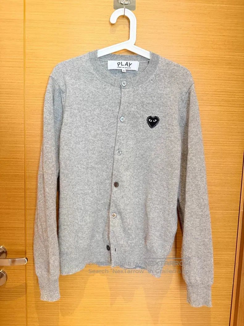 Comme des Garcons Comme Des Garcons Black and grey cardigan Size S / US 4 / IT 40 - 1 Thumbnail