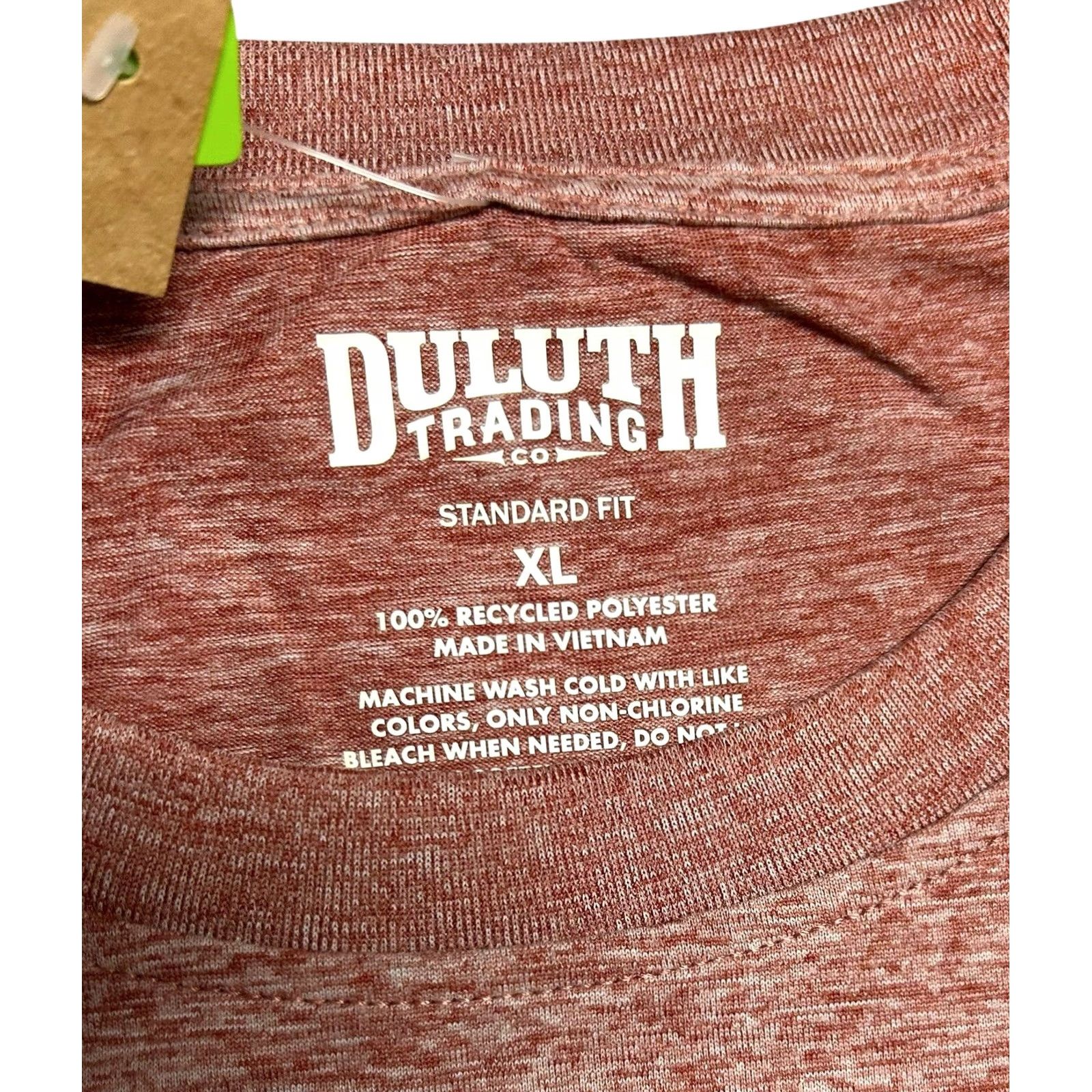 CO Duluth Trading Co Shirt Men Red Standard Fit XL Long Sleeve T-Shirt NWT Crew Neck Size US XL / EU 56 / 4 - 7 Thumbnail