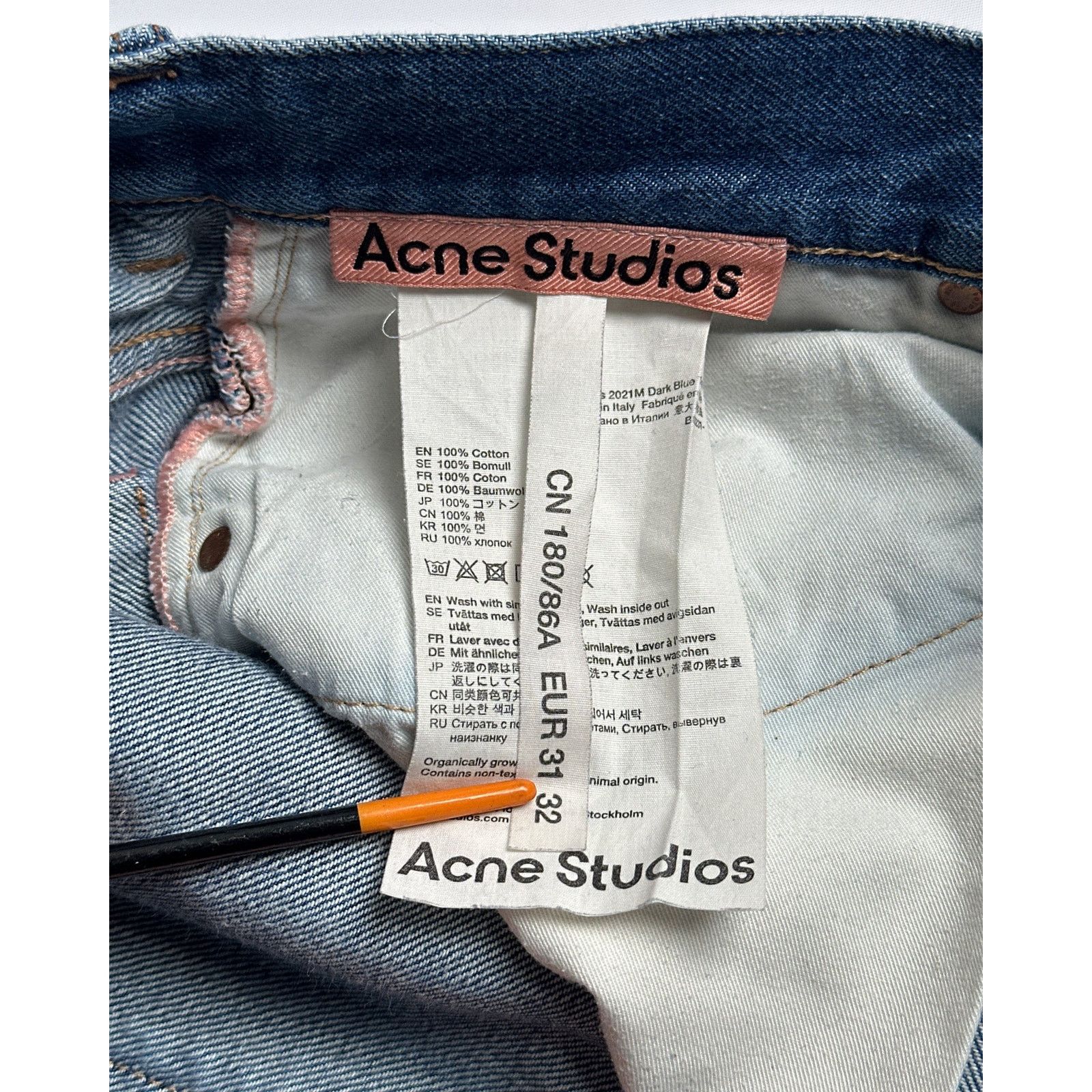 Acne Studios Acne Studios 2021M Jeans Size US 32 / EU 48 - 5 Thumbnail