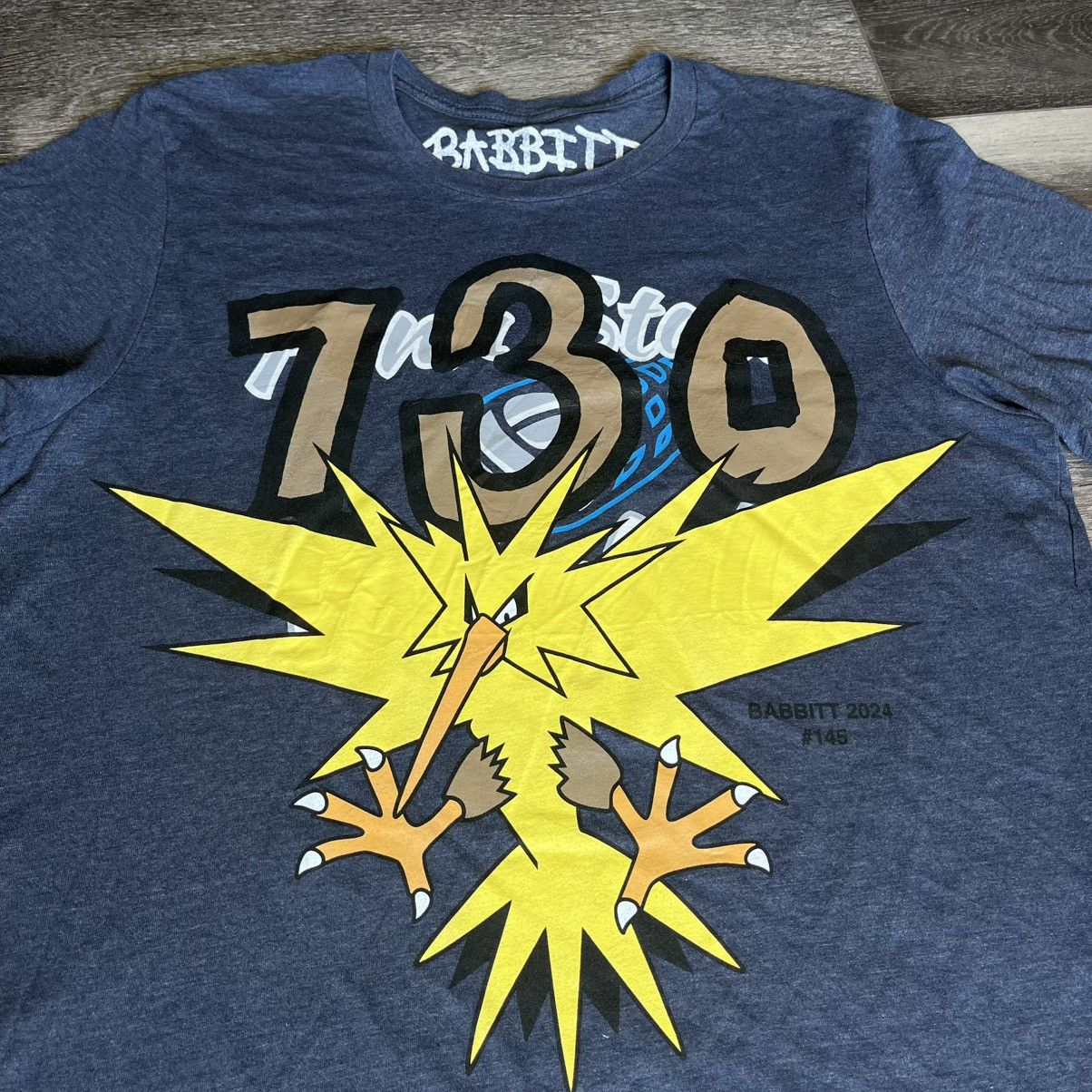 Asspizza Asspizza Babbitt Revived Pokemon Zapdos 145 Graphic Logo Tee Size US M / EU 48-50 / 2 - 2 Thumbnail