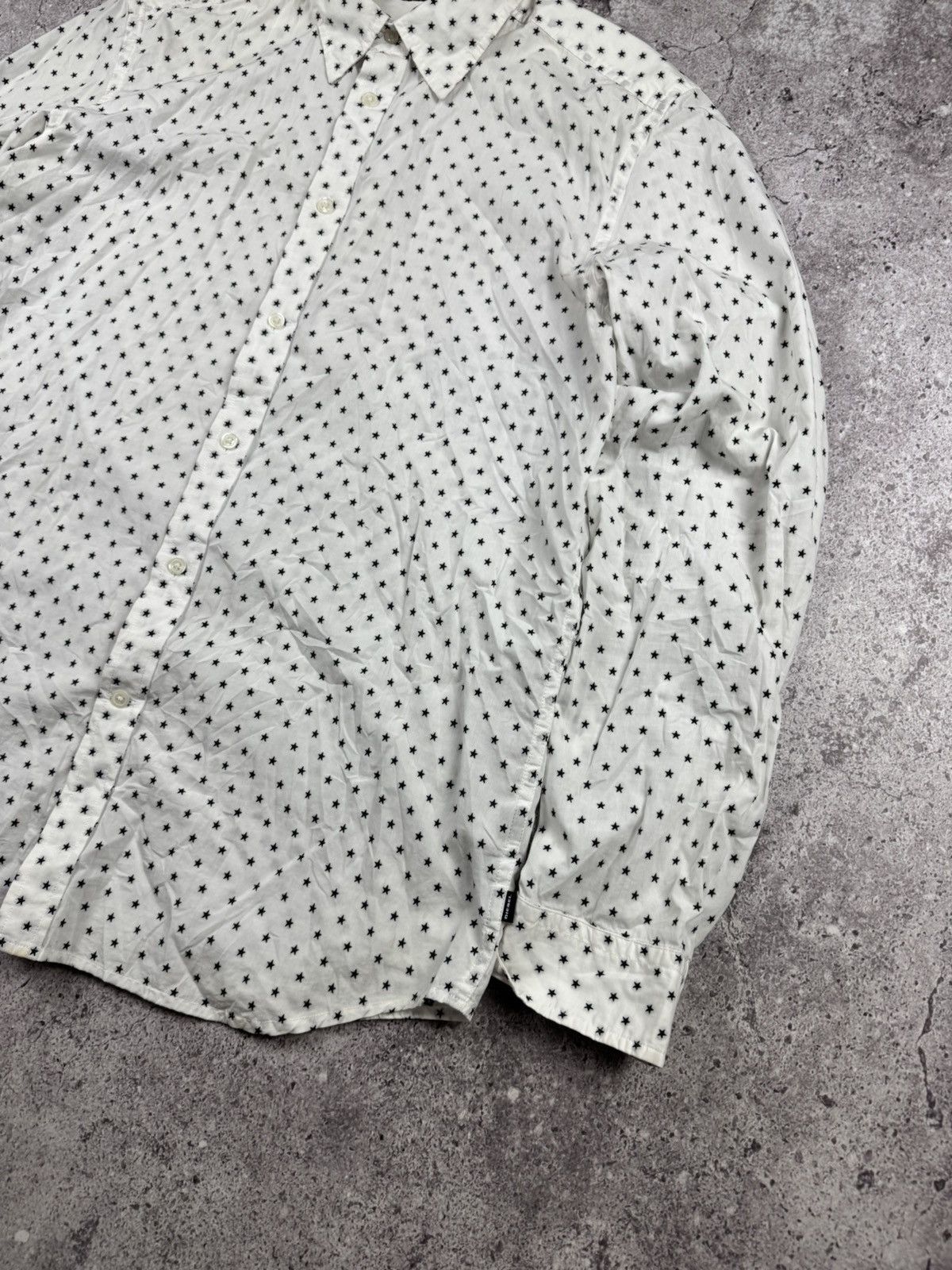 Diesel Vintage Diesel Star Monogram Y2K Shirt Japanesse button ups Size US XL / EU 56 / 4 - 3 Thumbnail
