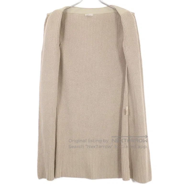 Hermes Hermes Beige Knitted Long Coat Size XS / US 0-2 / IT 36-38 - 3 Thumbnail