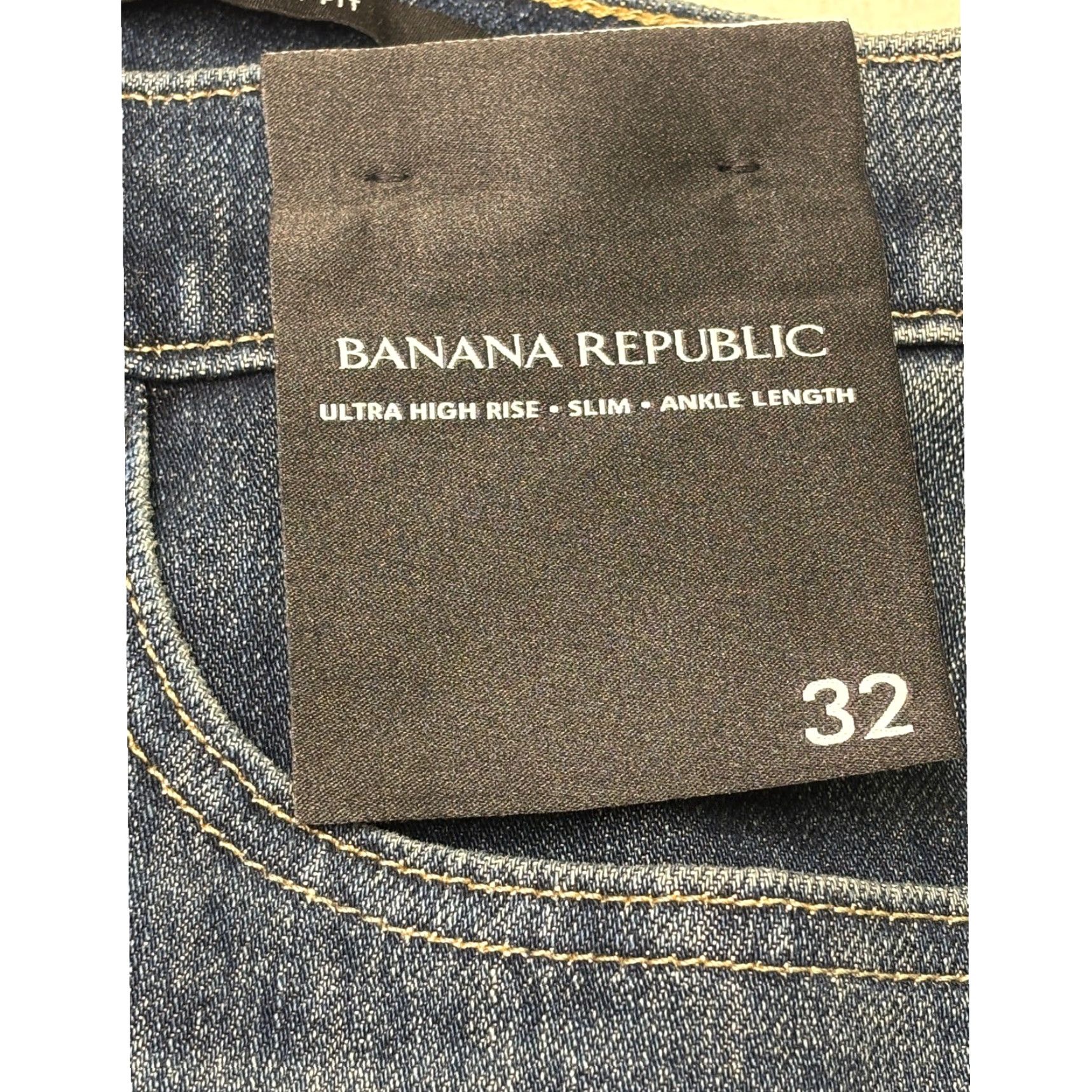 Banana Republic Banana Republic NWT Ultra High Rise Slim Fit Ankle Length Jeans Size 34X28 Size 24" / US 00 / IT 34 - 4 Thumbnail