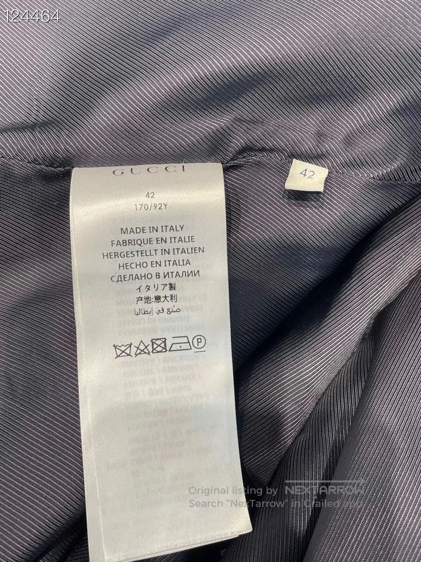 Gucci Gucci Dark Blue Double. Size US XS / EU 42 / 0 - 4 Thumbnail