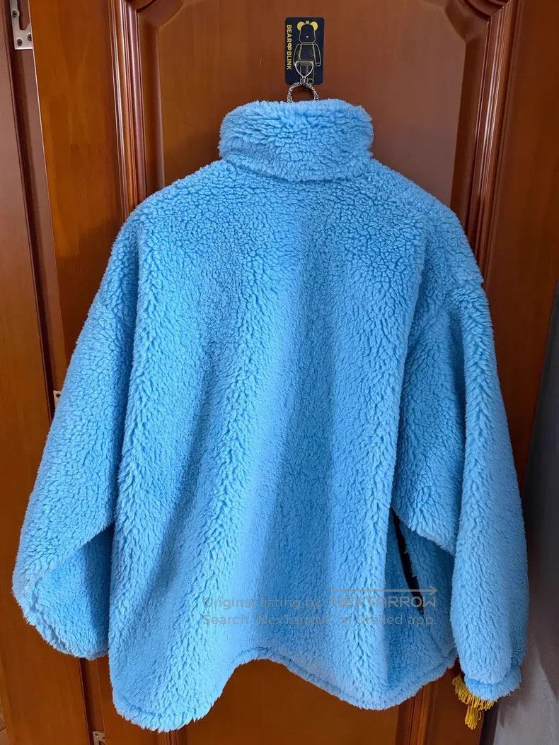 Balenciaga Balenciaga Blue Teddy Coat Size M / US 6-8 / IT 42-44 - 2 Thumbnail
