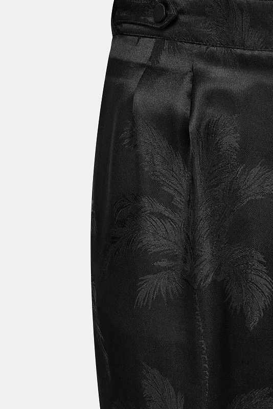 Saint Laurent Paris o1y0126 Dress Pant in Black Size 28" / US 6 / IT 42 - 3 Thumbnail