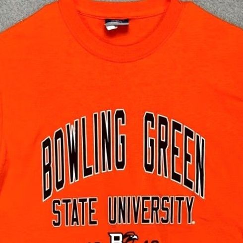 Vintage VINTAGE Bowling Green State University Falcons Shirt Unisex S Orange Tee MV Sport Size US S / EU 44-46 / 1 - 2 Thumbnail
