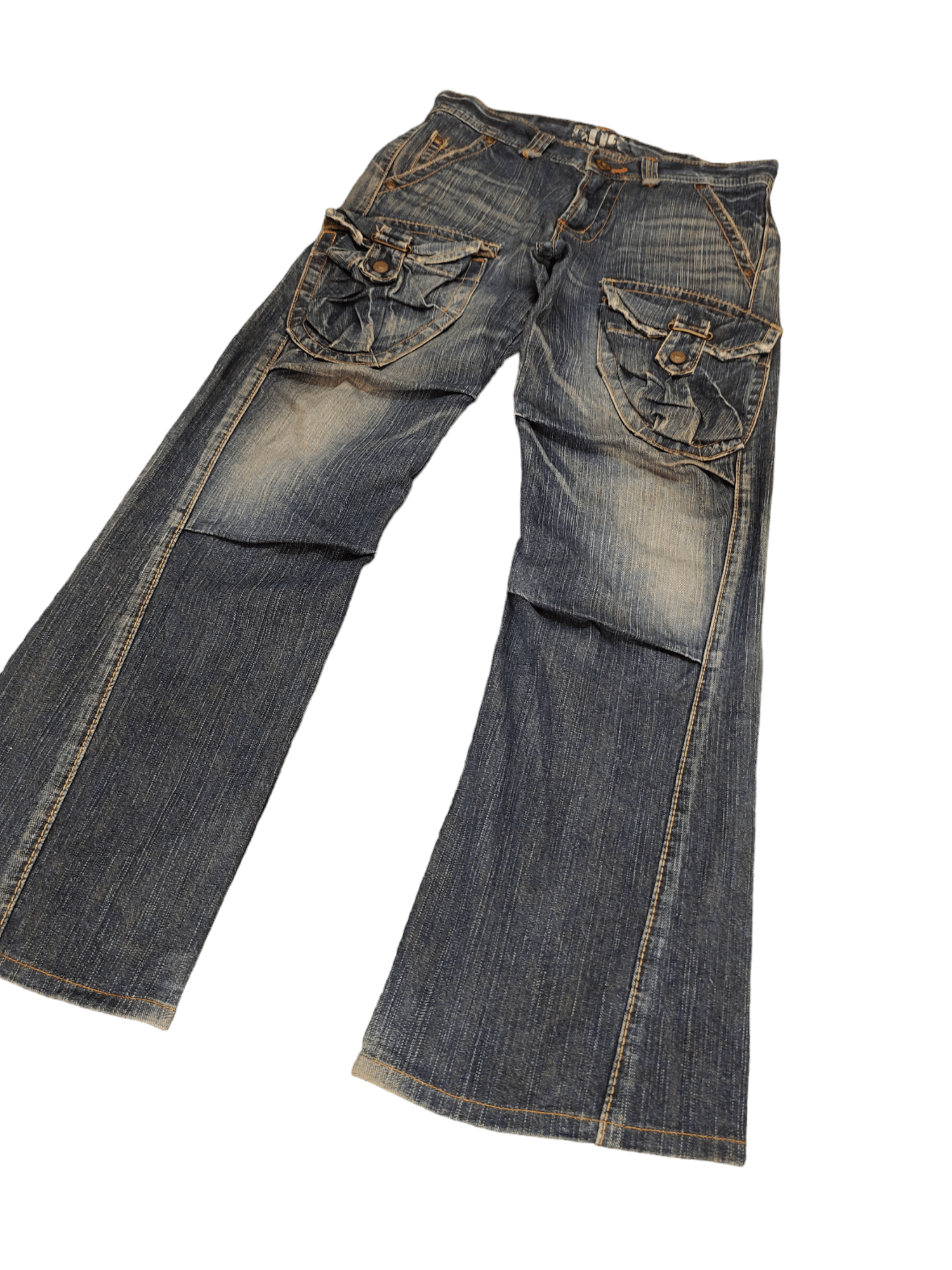 Flare Jeans Edwin 505 Multi Cargo Pocket Denim Boot Cut