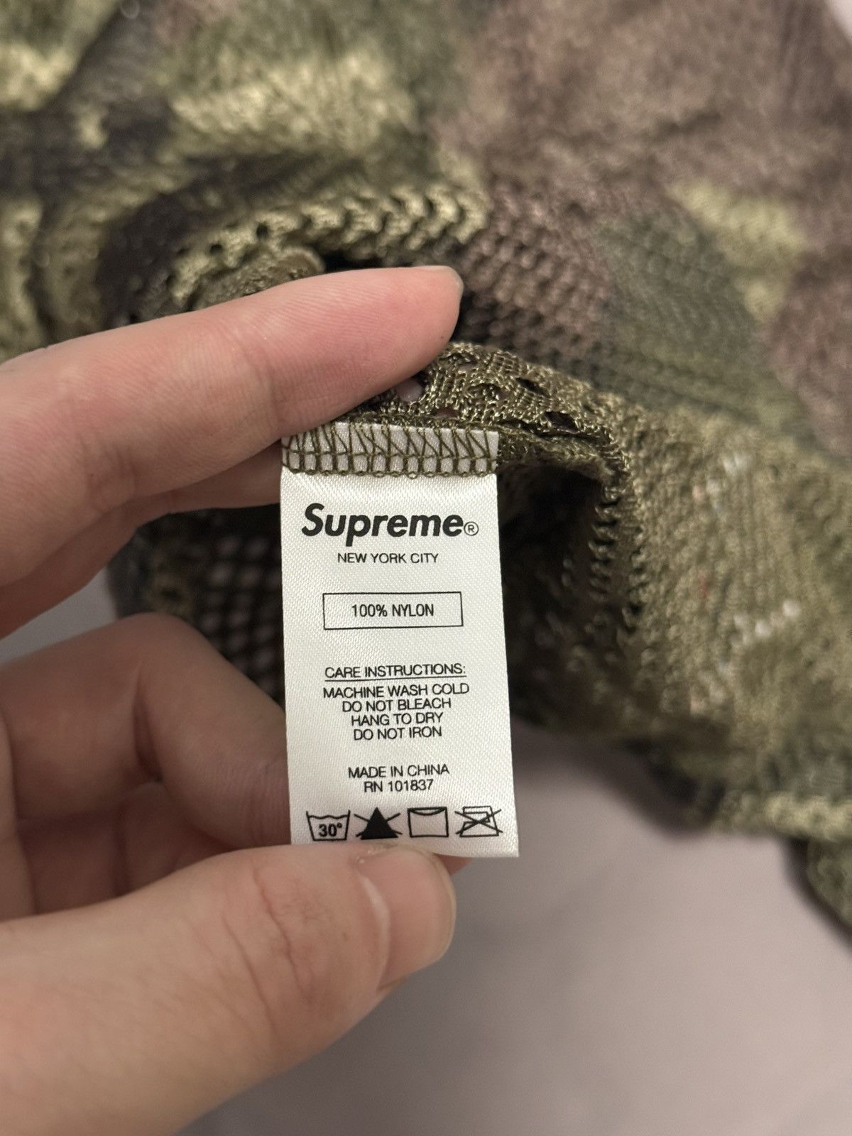 Supreme Supreme mesg baseball top Jersey woodland camo Size US M / EU 48-50 / 2 - 5 Thumbnail