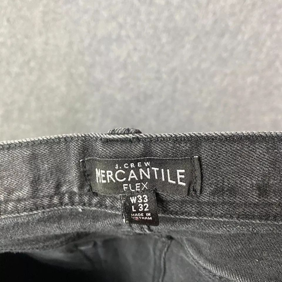 J.Crew J Crew Jeans Men's 33x32 Straight Leg Mercantile Denim Size US 33 - 6 Thumbnail