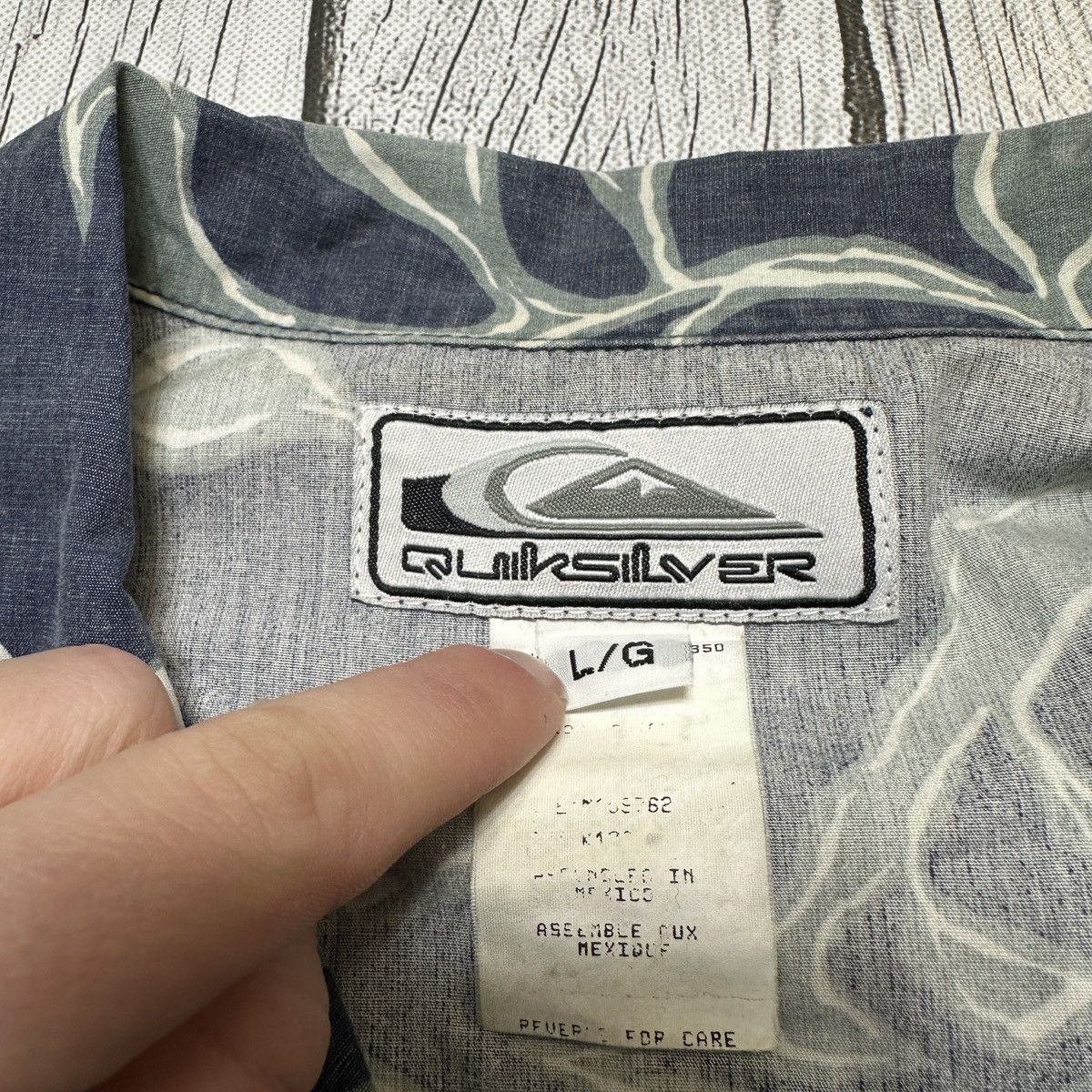 Quiksilver × Vintage Vintage Quiksilver Hawaiian shirt Size US L / EU 52-54 / 3 - 4 Thumbnail