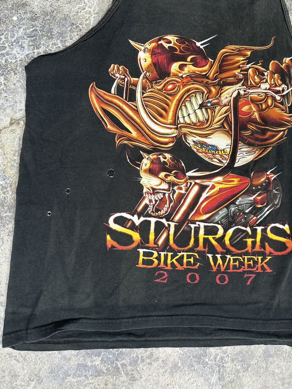 Vintage Vintage Sturgis Bike week Tank Top Size US XL / EU 56 / 4 - 3 Thumbnail