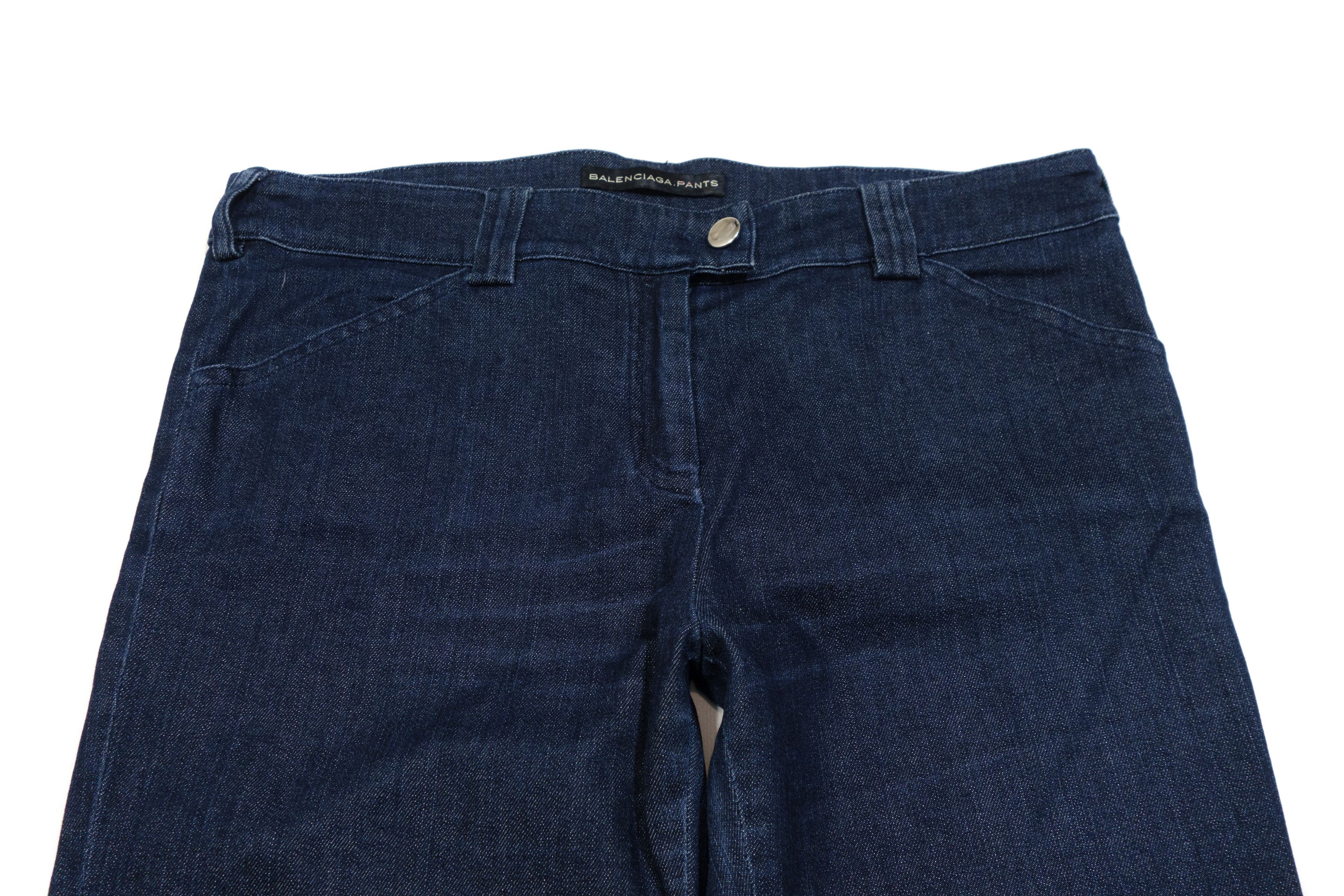 Balenciaga Cropped Mid Rise Jeans Size 27" / US 4 / IT 40 - 3 Thumbnail