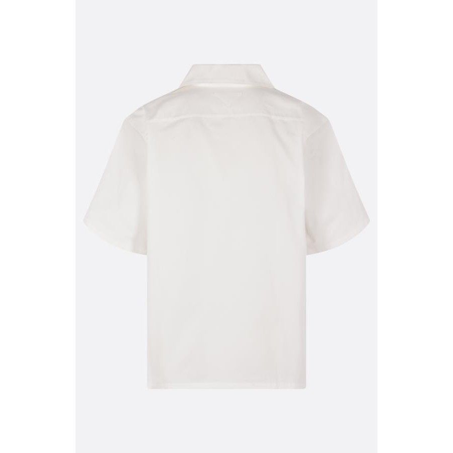 Prada PRADA Bowling White Poplin Shirt New & Authentic (Men's size Size US M / EU 48-50 / 2 - 2 Thumbnail