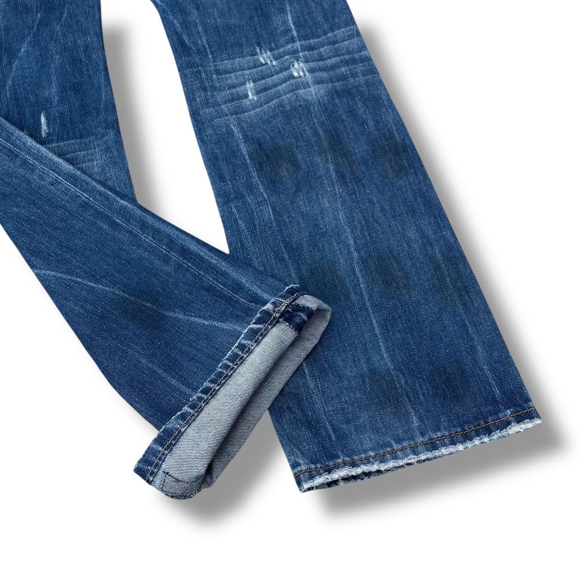 Dsquared2 DSQUARED2 WASHED DISTRESSED DENIM PANTS Size US 30 / EU 46 - 9 Thumbnail