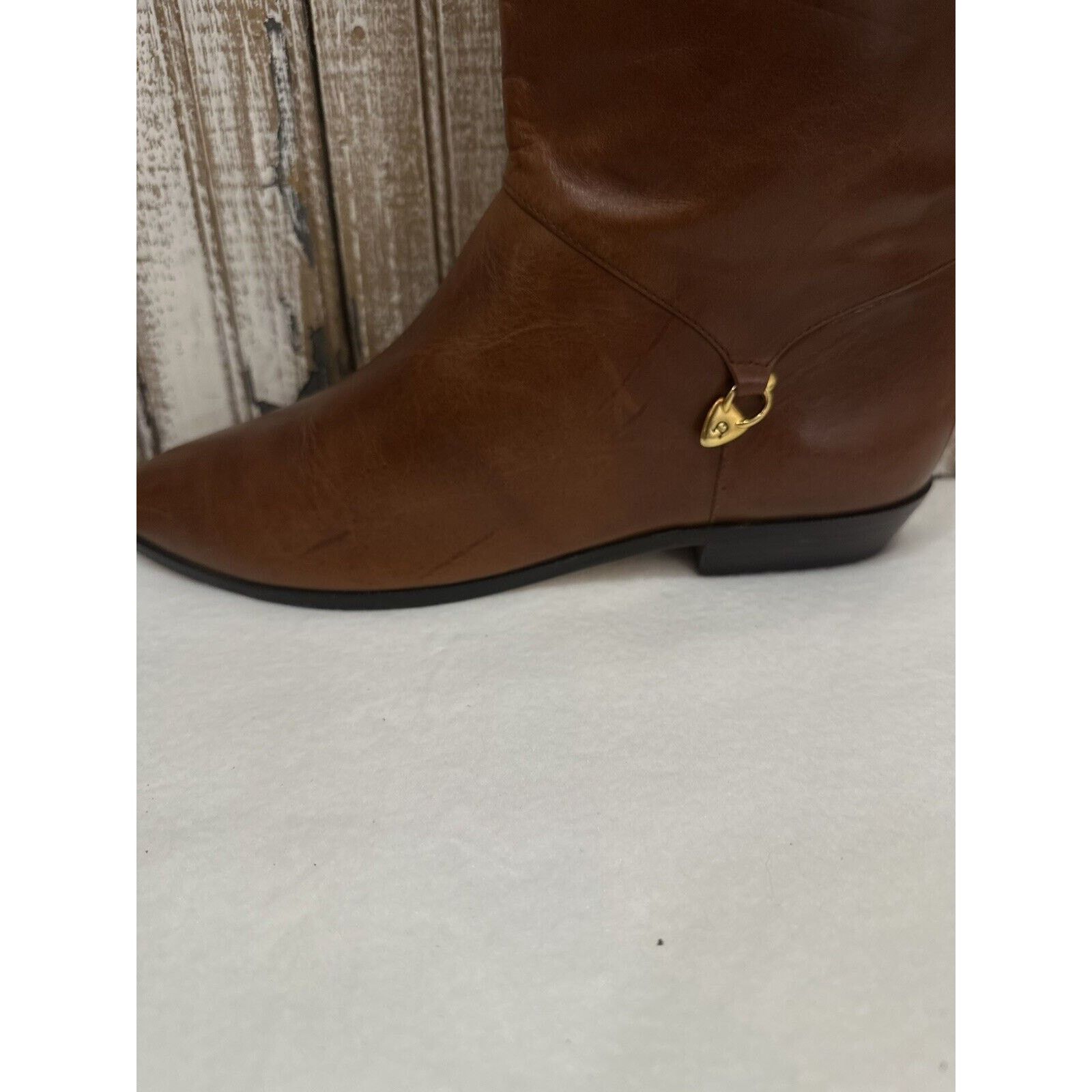 Etienne Aigner Etienne Aigner Leather Riding Boots- Women’s 10M Size US 10 / IT 40 - 7 Thumbnail