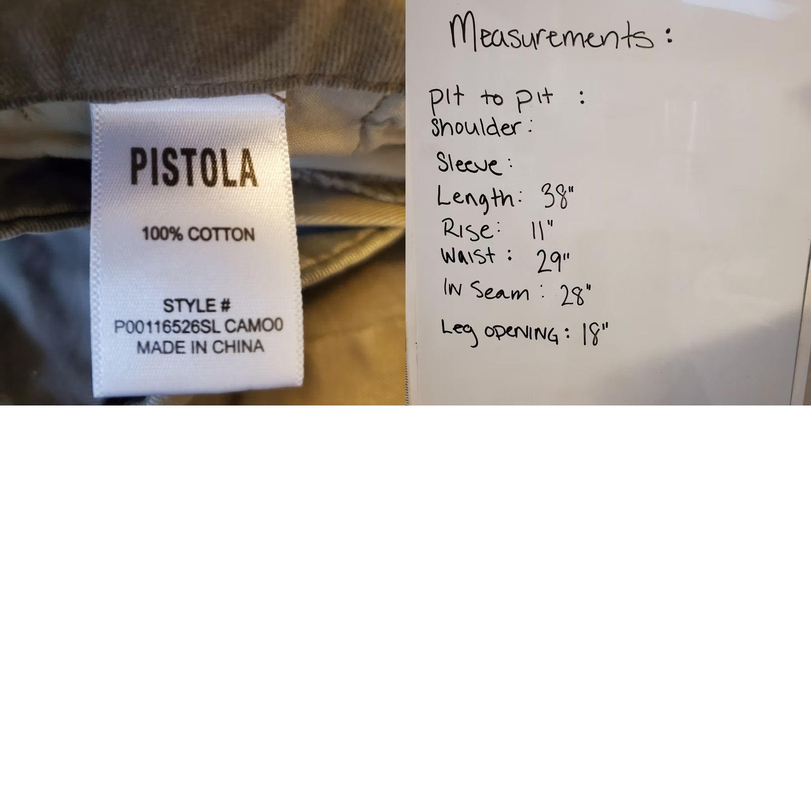 Pistola PISTOLA Addie High Rise Camo Cargo Trouser Womens Size 27 Wide Leg Pants Size 27" / US 4 / IT 40 - 8 Thumbnail