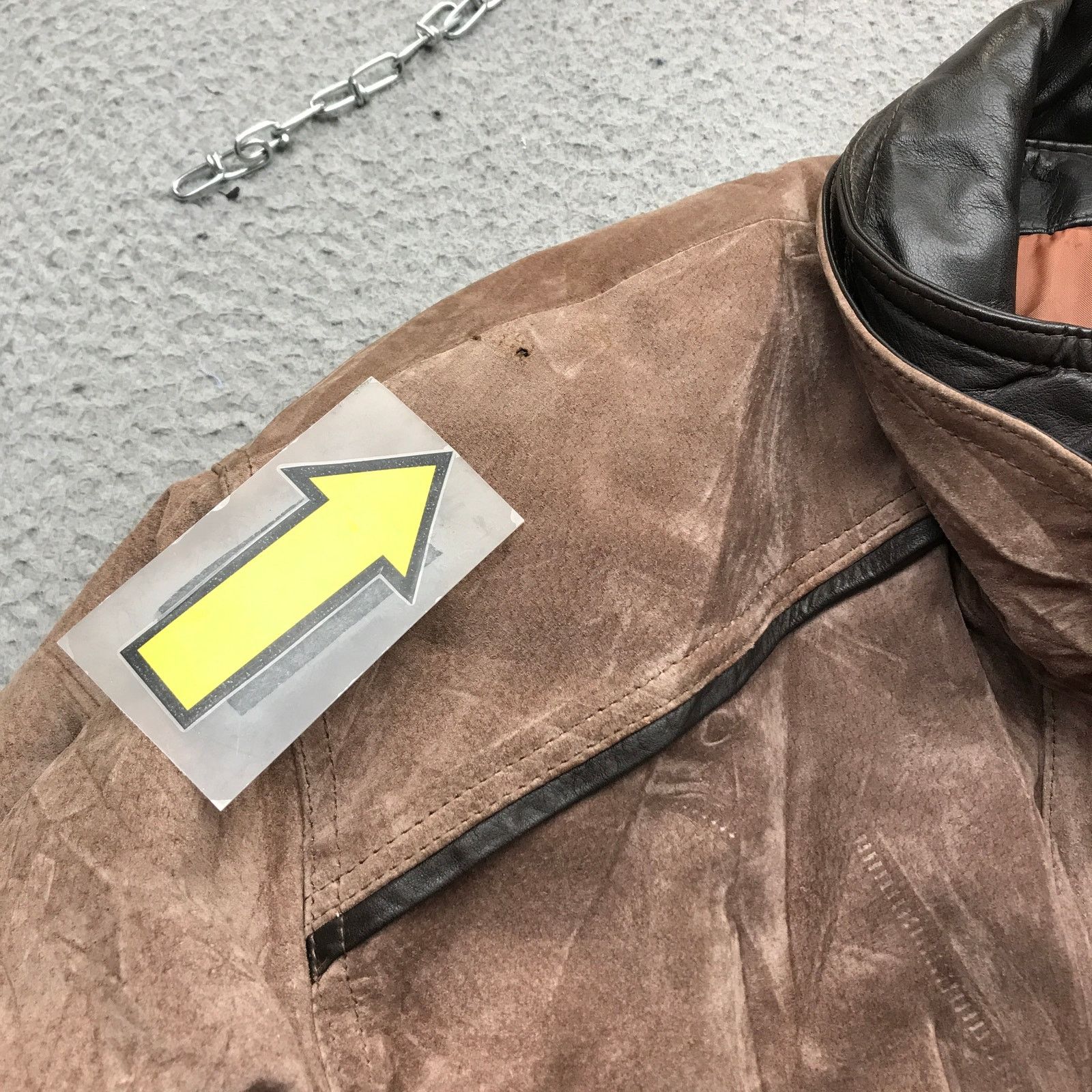 Other Byrnes & Baker Suede Leather Bomber Jacket Men Large L Brown Size US L / EU 52-54 / 3 - 10 Thumbnail