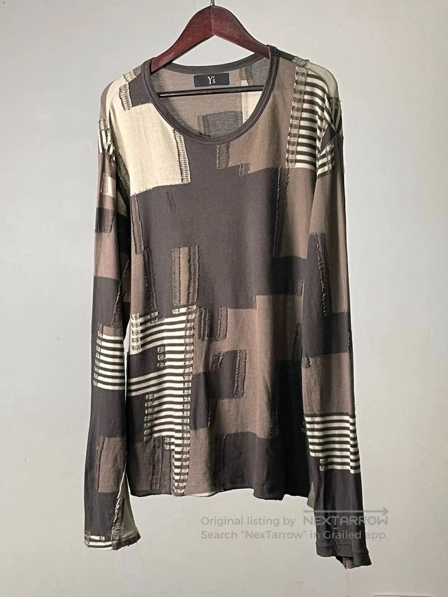 Yohji Yamamoto Yohji Yamamoto Patchwork T-Shirt. Size S / US 4 / IT 40 - 3 Thumbnail