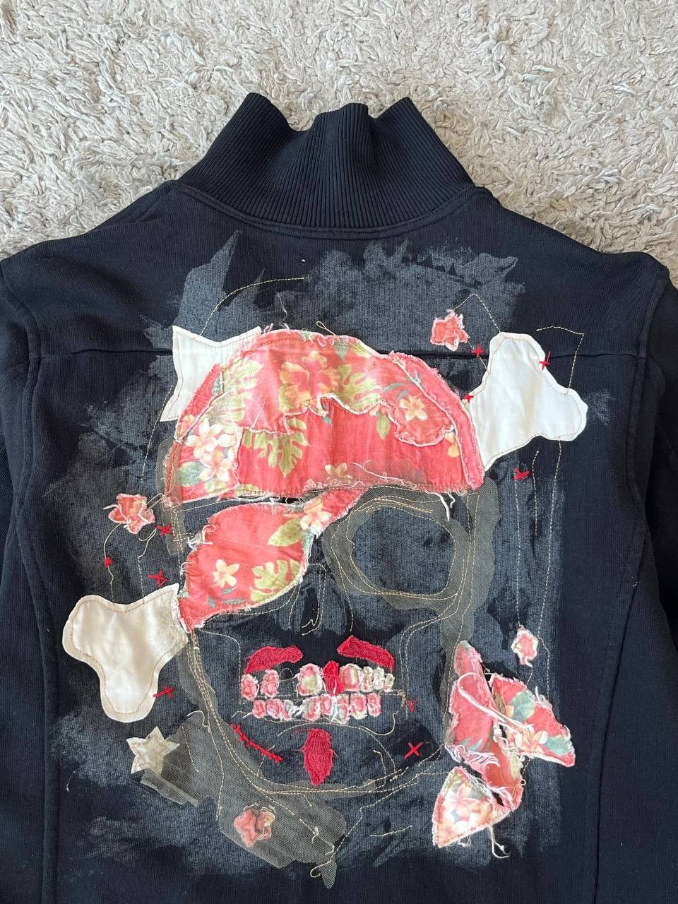 John Galliano JOHN GALLIANO Avant Garde Zip Skull Logo Black Color Size S Size US S / EU 44-46 / 1 - 10 Thumbnail