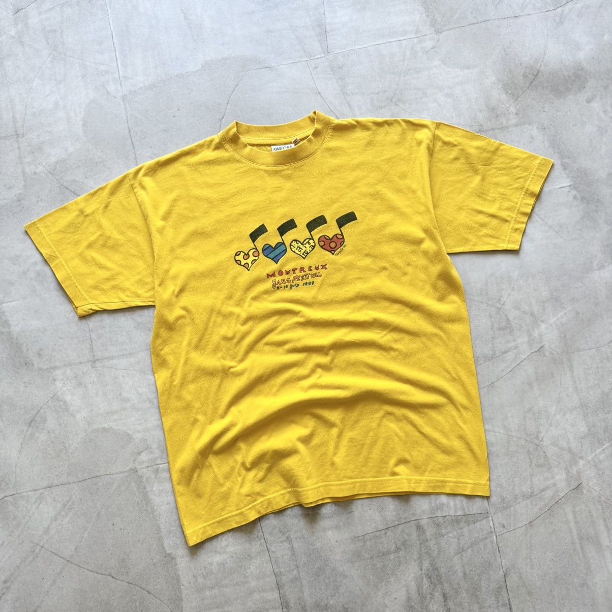 Band Tees 1999 Montreux Jazz Festival Archive Big Logo T-shirt Tee Size US M / EU 48-50 / 2 - 1 Thumbnail