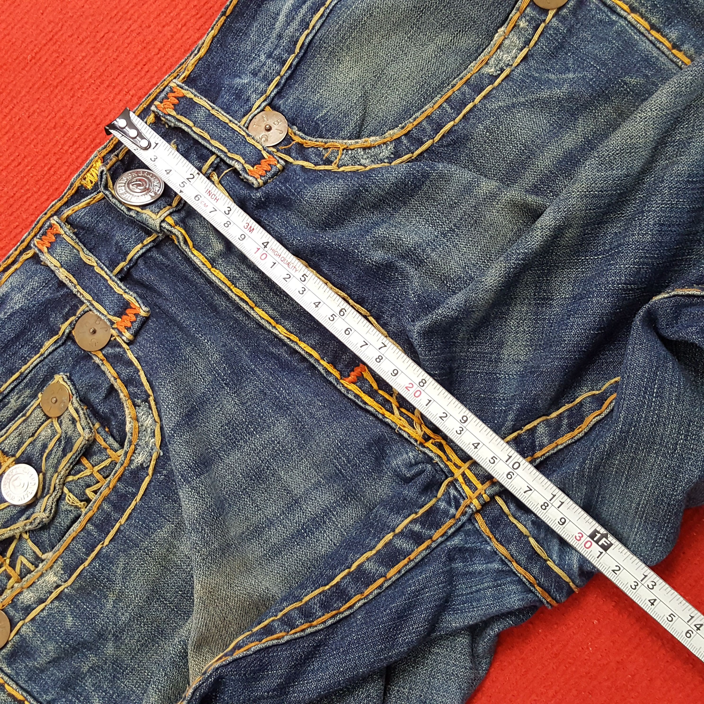 True Religion × Vintage True Religion Billy Super T Fashion Style Jeans Size US 35 - 8 Thumbnail