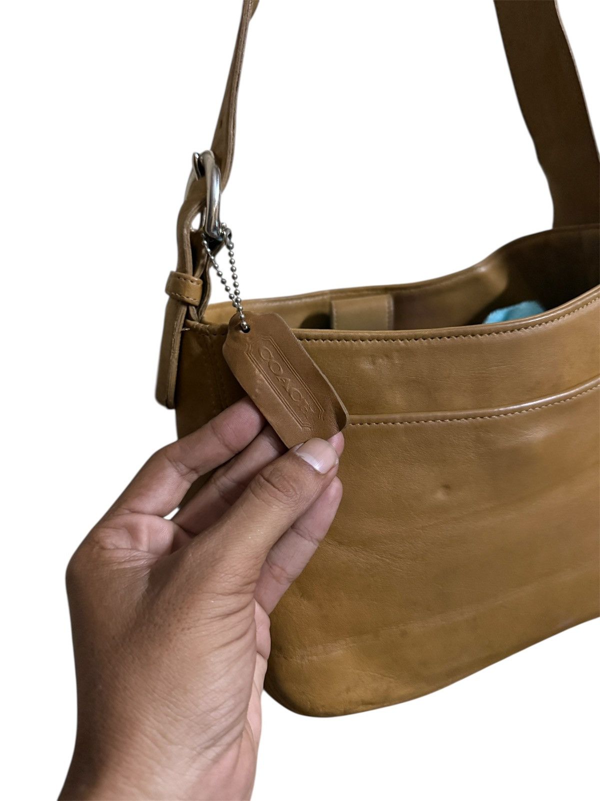 Coach Bolsa Vintage Coach Leather 90s Size ONE SIZE - 8 Thumbnail