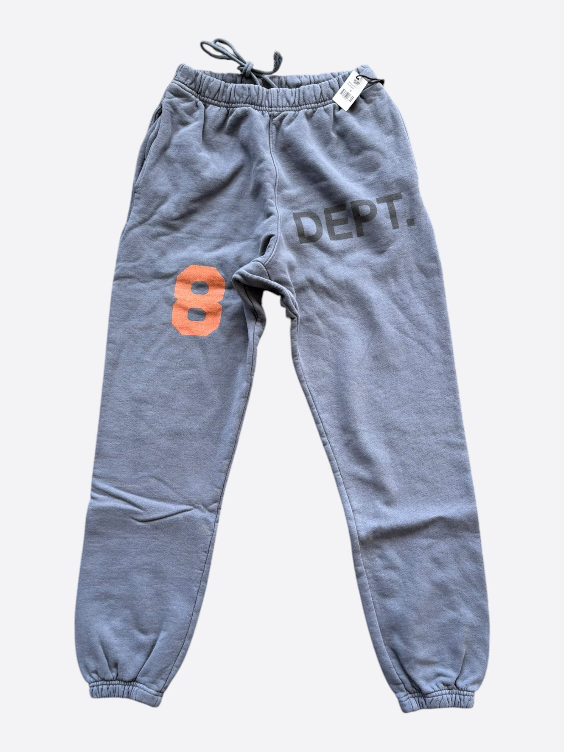 Gallery Dept. Gallery Dept Navy, Orange & Black Dept 8 Logo Sweatpants Size US 38 / EU 54 - 1 Thumbnail