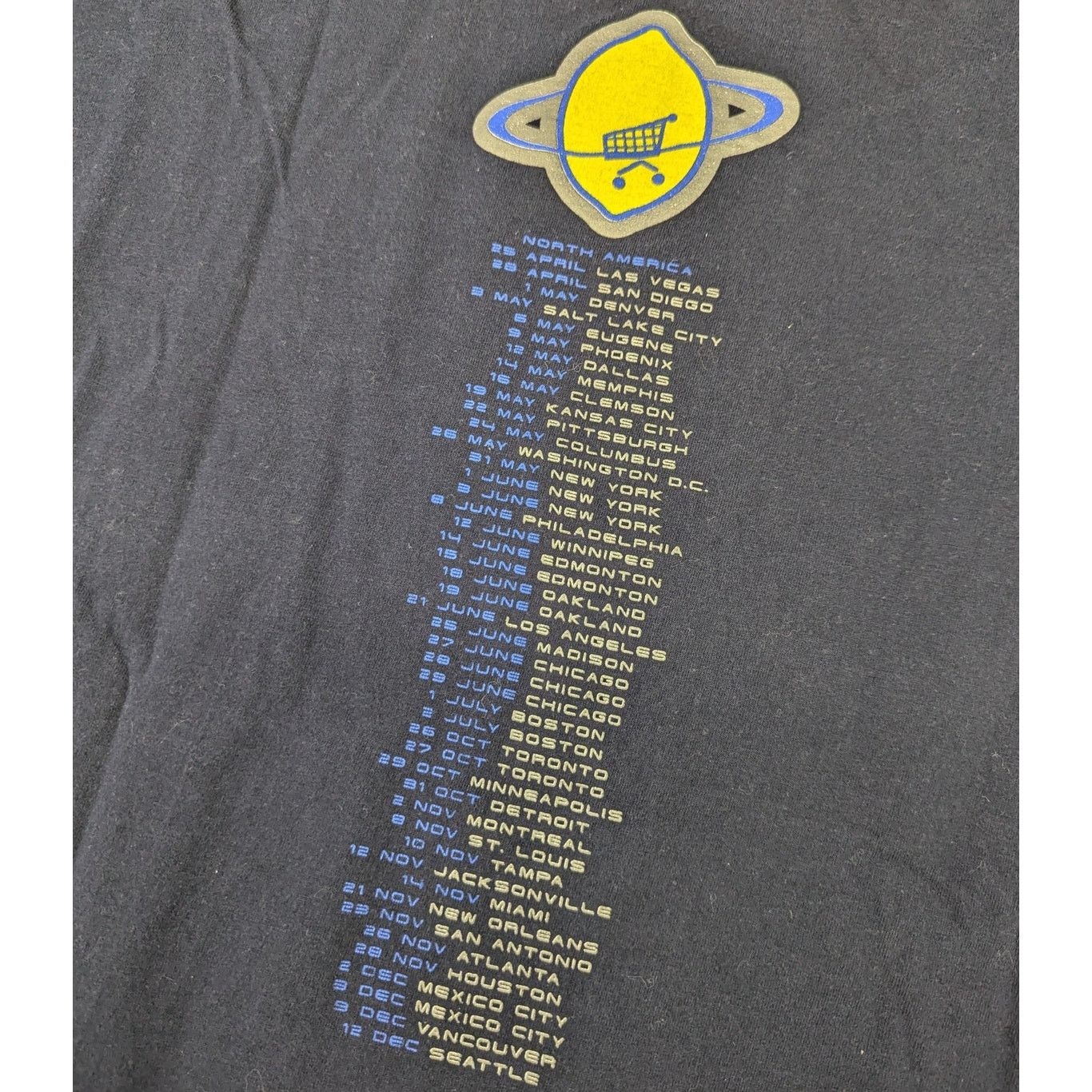 Band Tees × Vintage Vintage 90s U2 PopMart Tour Concert t-shirt Size US L / EU 52-54 / 3 - 5 Thumbnail