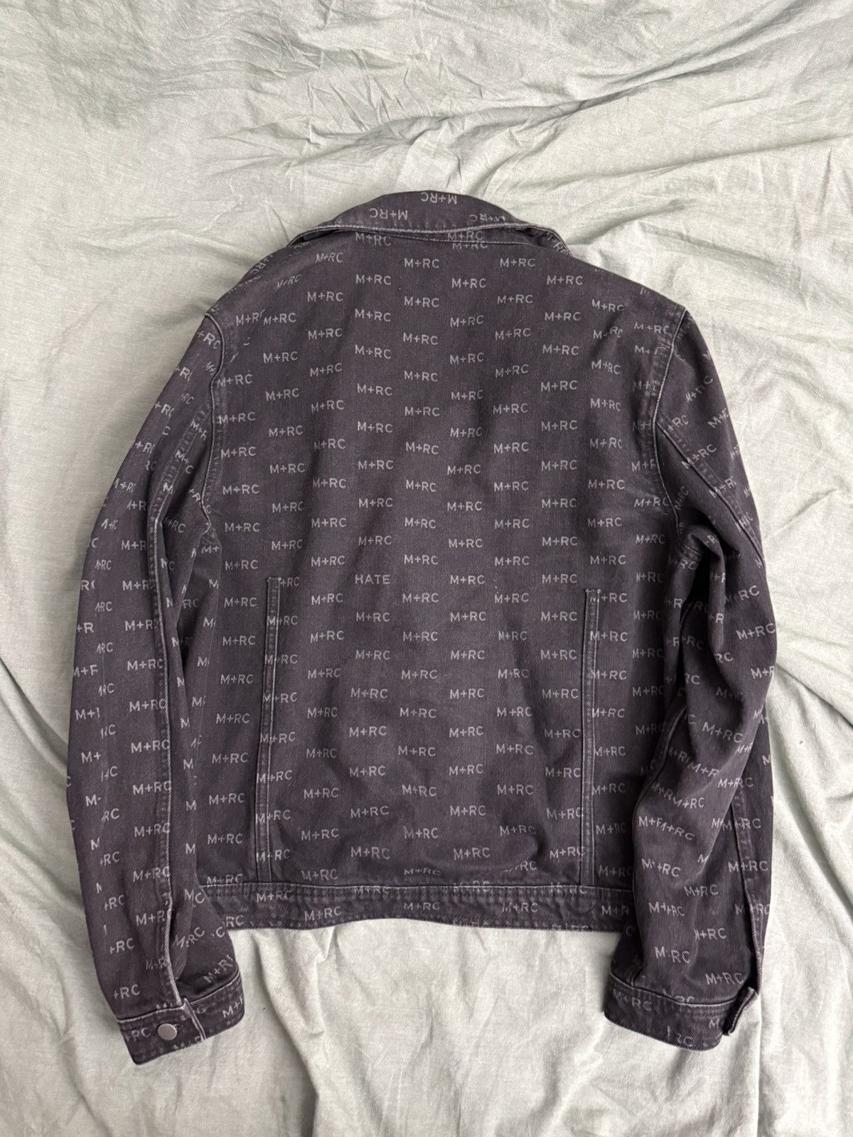 M+Rc Noir M+RC All over print Denim Jacket Size US XL / EU 56 / 4 - 4 Thumbnail