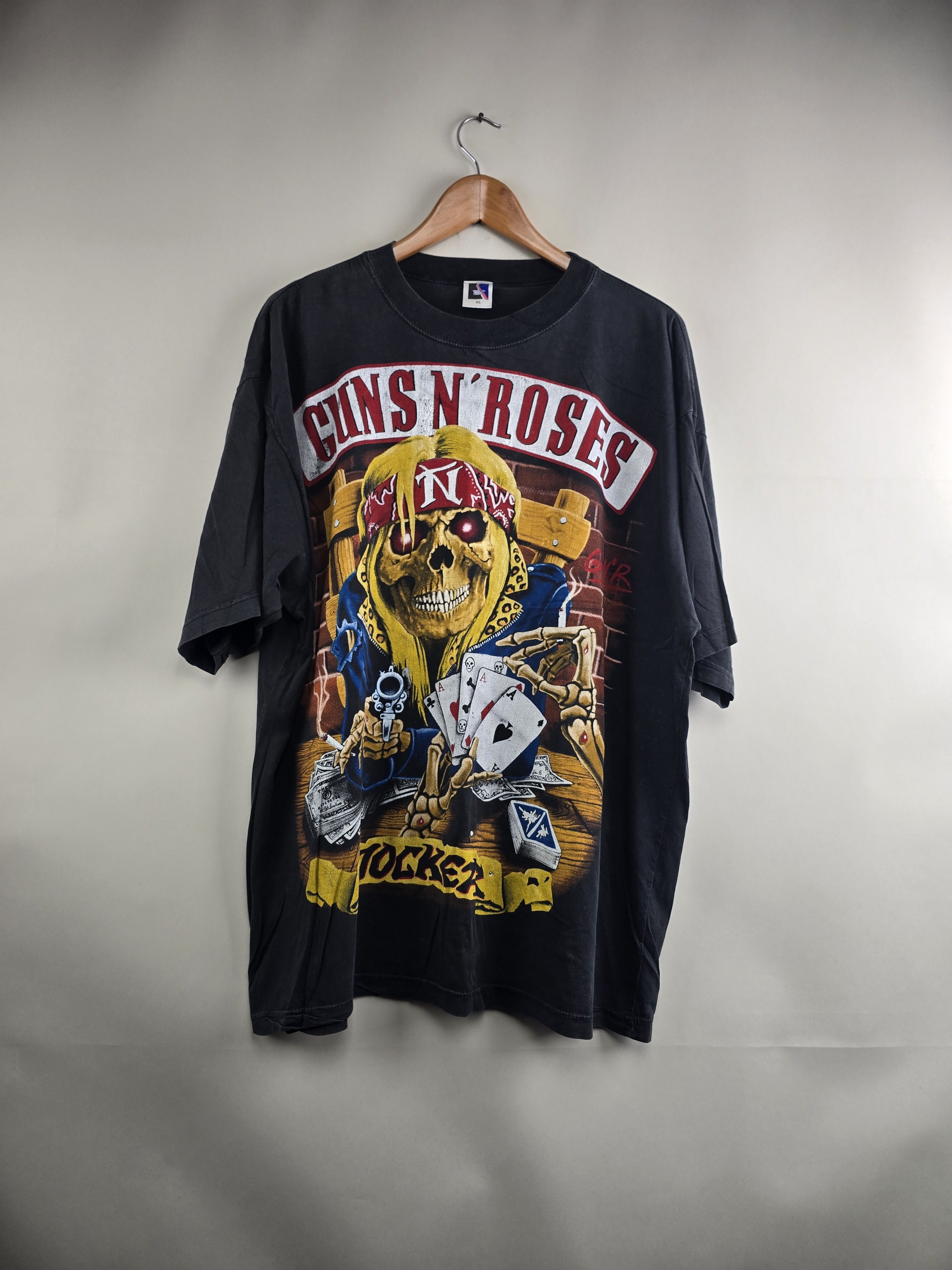 Band Tees × Guns N' Roses × Vintage 90s Guns N Roses Jocker Tattoo XL 25" 30" Size US XL / EU 56 / 4 - 8 Thumbnail