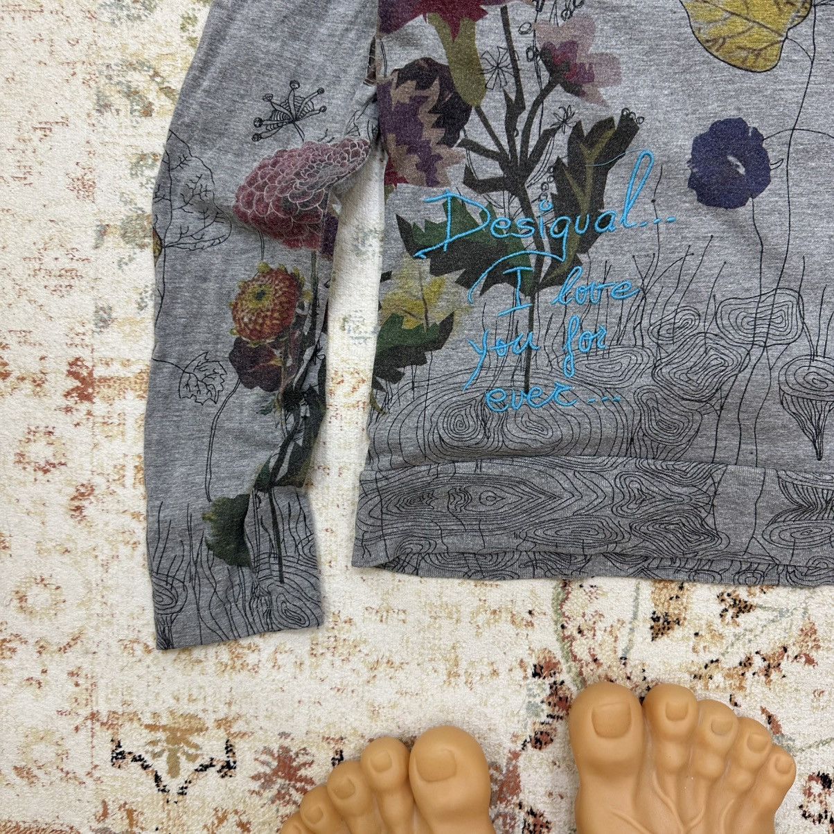 Desigual Vintage Desigual Long-sleeve T-shirts Grunge Avantgarde Y2K Size M / US 6-8 / IT 42-44 - 7 Thumbnail