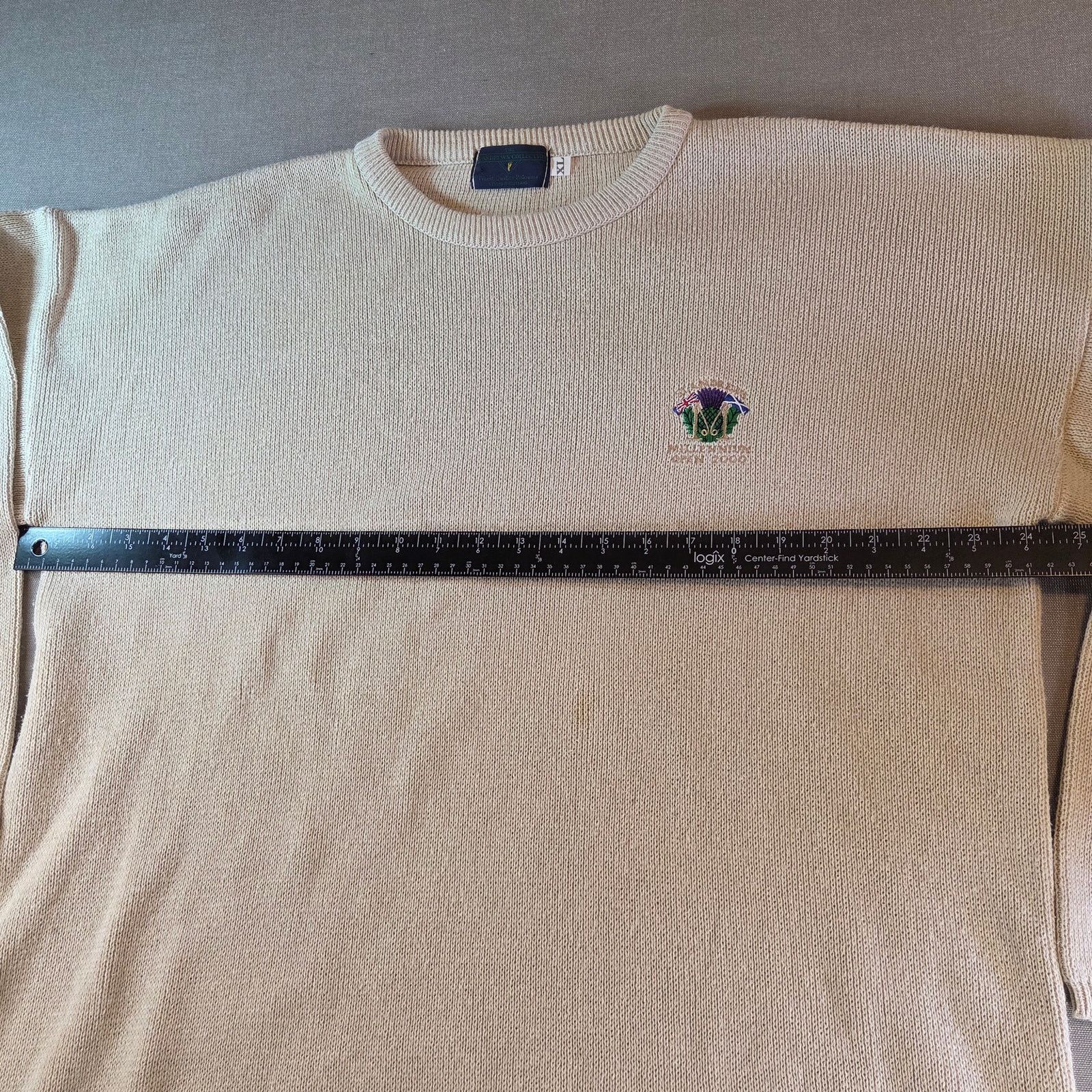 Vintage 2000 St Andrews Championship Sweater XL Tiger Woods Win Size US XL / EU 56 / 4 - 8 Thumbnail