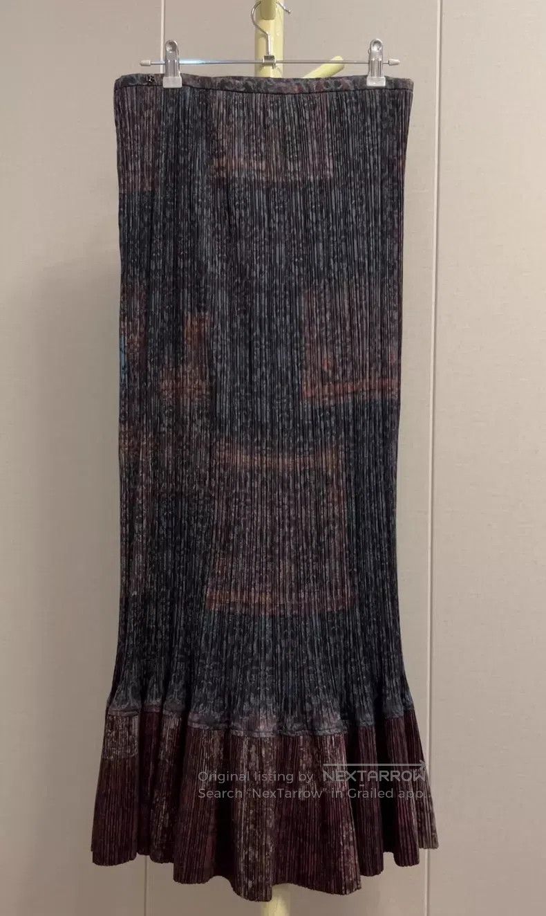 Other Issey Miyake SIZE:3 Ruffled Midi Skirt Size 22" - 2 Thumbnail