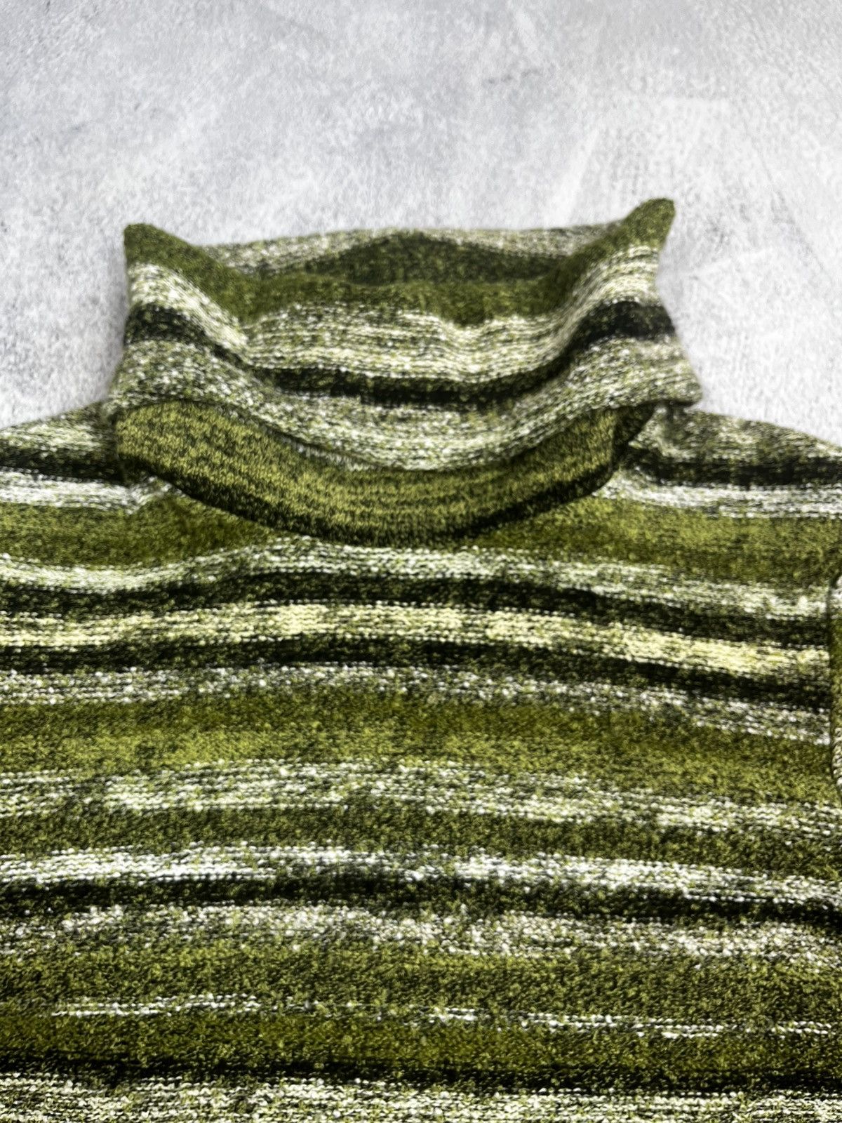 Vintage Vintage Y2K striped turtleneck sweater 00s old money style Size M / US 6-8 / IT 42-44 - 8 Thumbnail