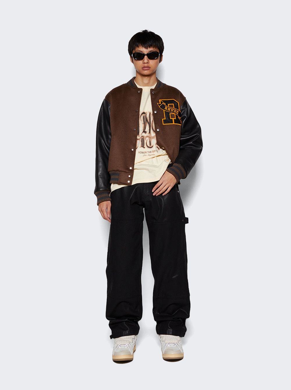 Rhude Reza "Double Knee" Jeans: Oil Stained Size US 28 / EU 44 - 5 Thumbnail
