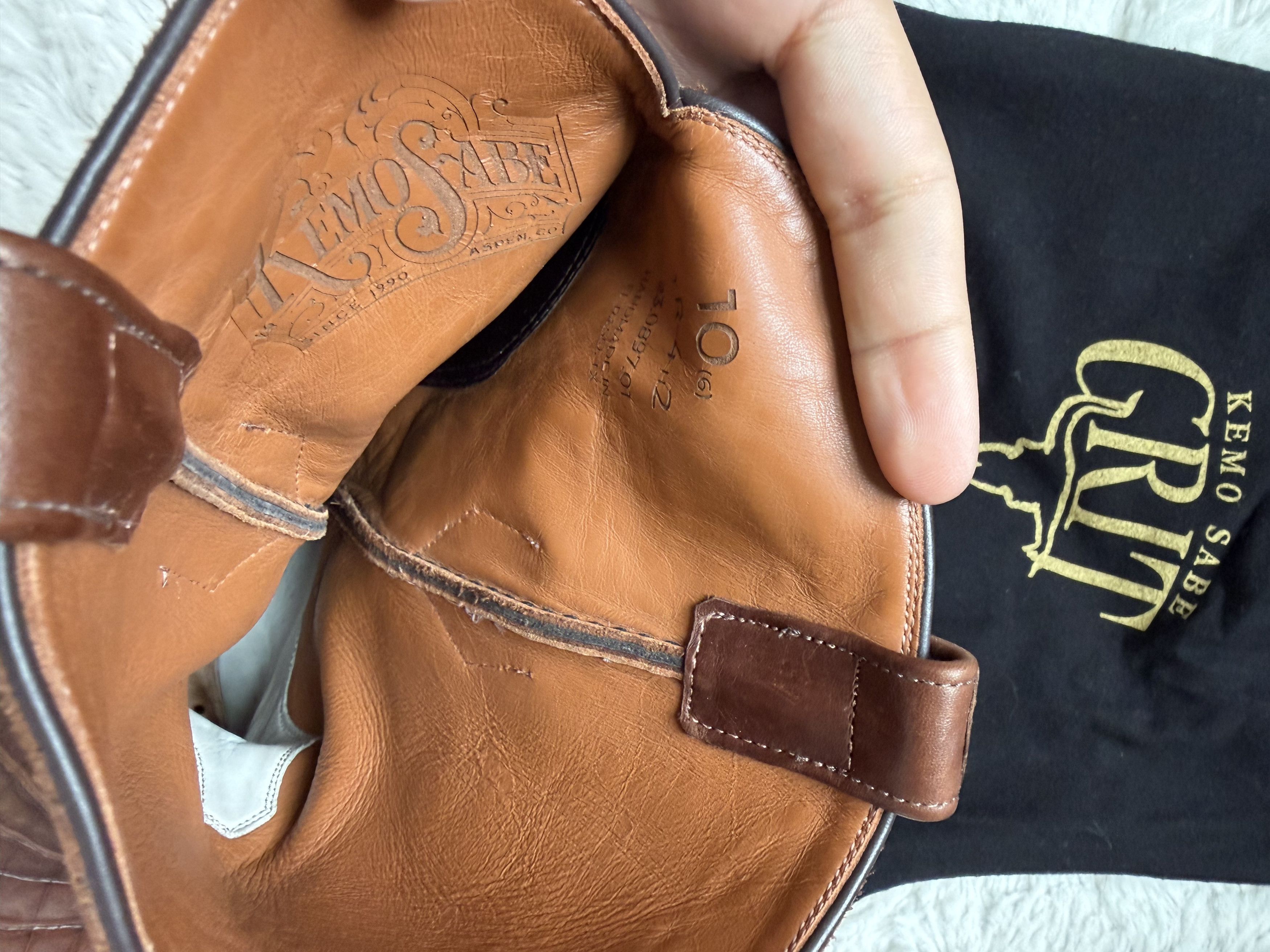 Other Kemo Sabe Grit Cigar Caiman Roper Boot Size US 10 / EU 43 - 9 Thumbnail