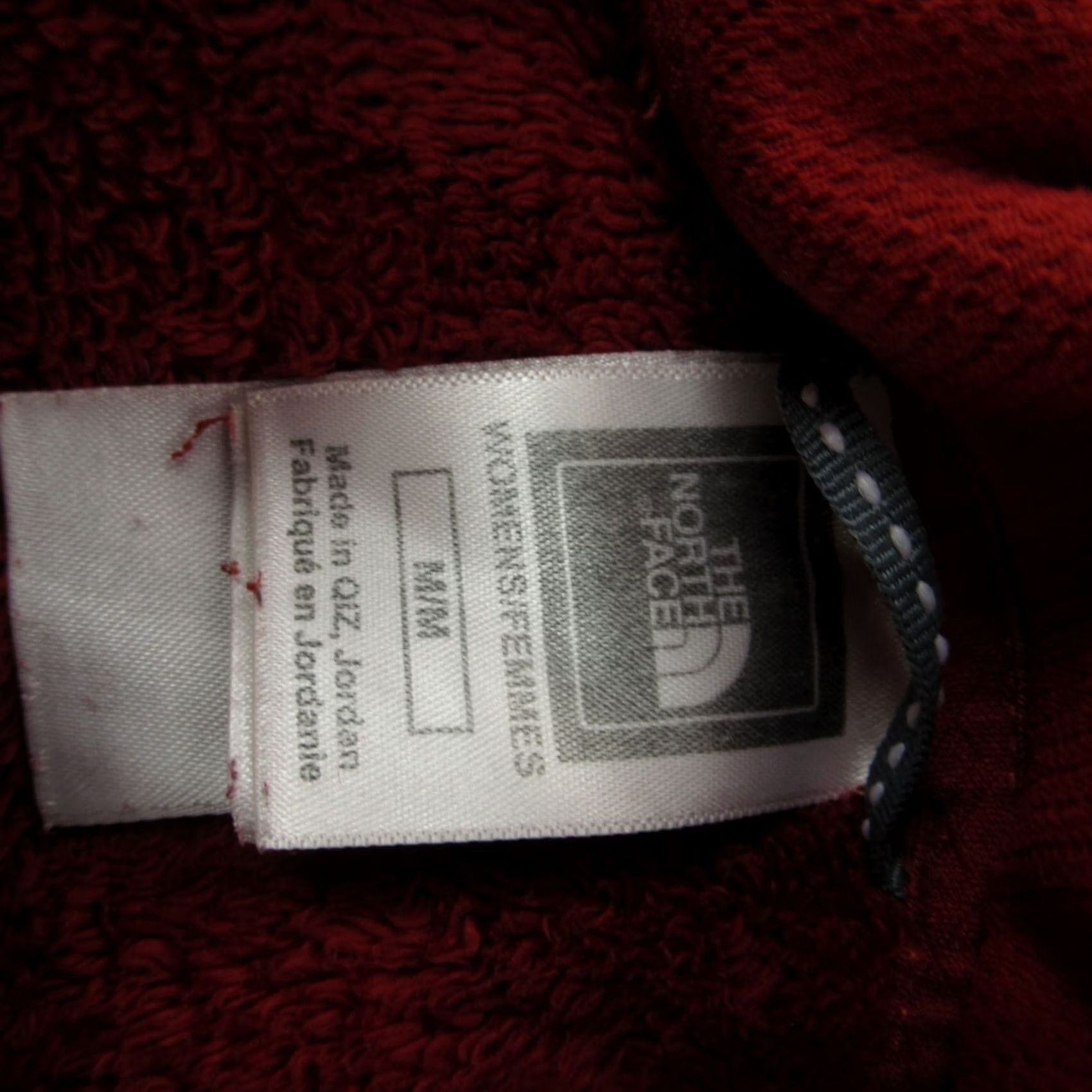 The North Face VINTAGE? NORTH FACE Sweater Womens Medium Long Sleeve Red High Neck 1/4 Zip Pullover Size M / US 6-8 / IT 42-44 - 4 Thumbnail