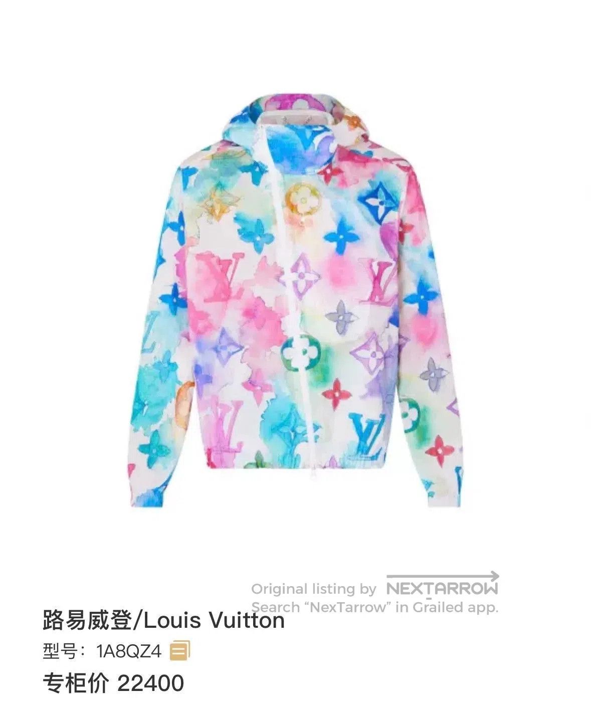 Louis Vuitton Louis Vuitton SS21 Ink Print Windproof Jacket. Size US M / EU 48-50 / 2 - 9 Thumbnail