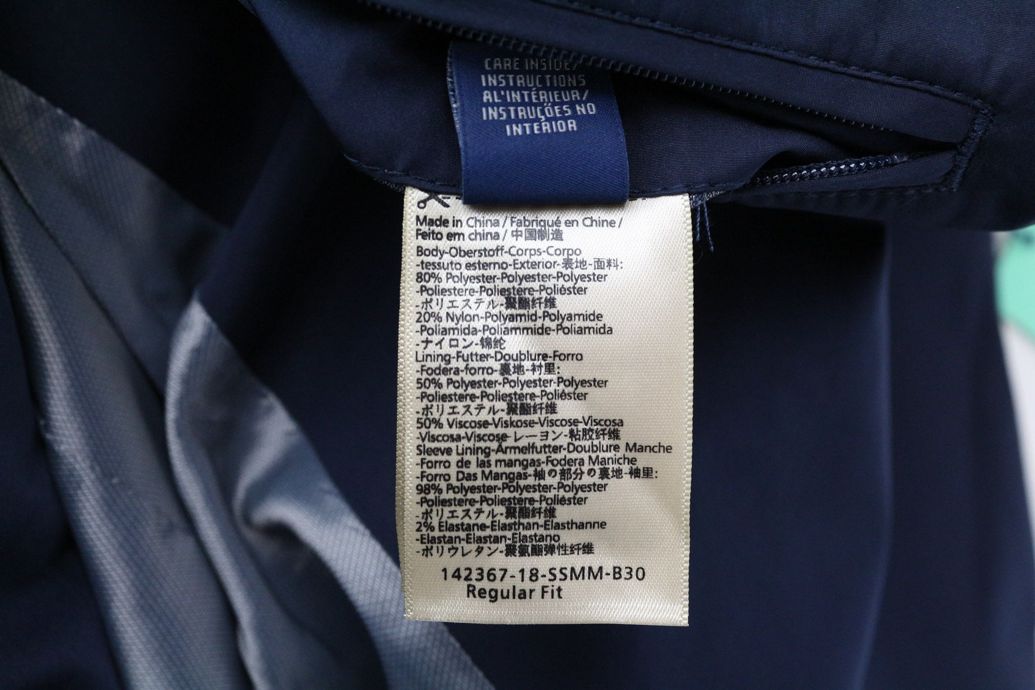 Scotch & Soda AMS COUTURE S Blue Single-Breasted Lined Blazer 74036 Size 36R - 7 Thumbnail