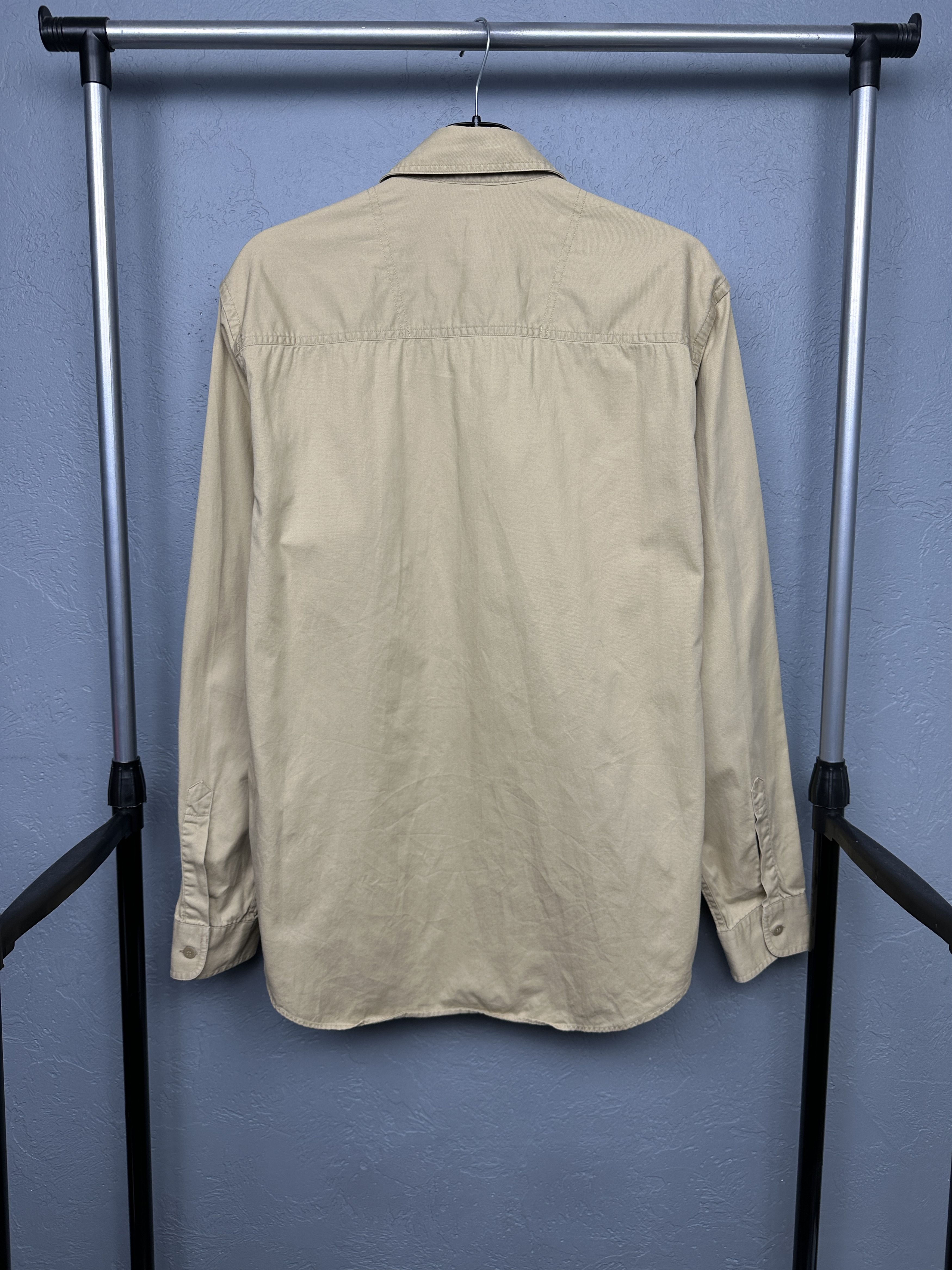 Armani Armani Jeans 90s Vintage Mens Denim Shirt Size US L / EU 52-54 / 3 - 6 Thumbnail