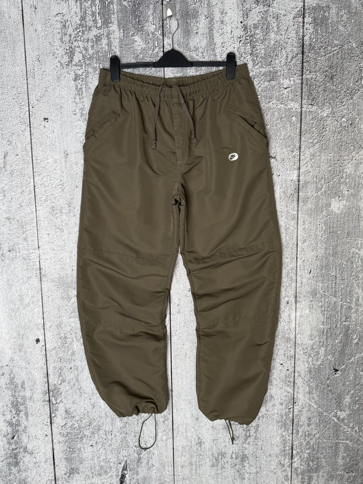 Nike Vintage Nike Sweatpants Khaki Nylon Track Pants Size XL Size US 38 / EU 54 - 3 Thumbnail