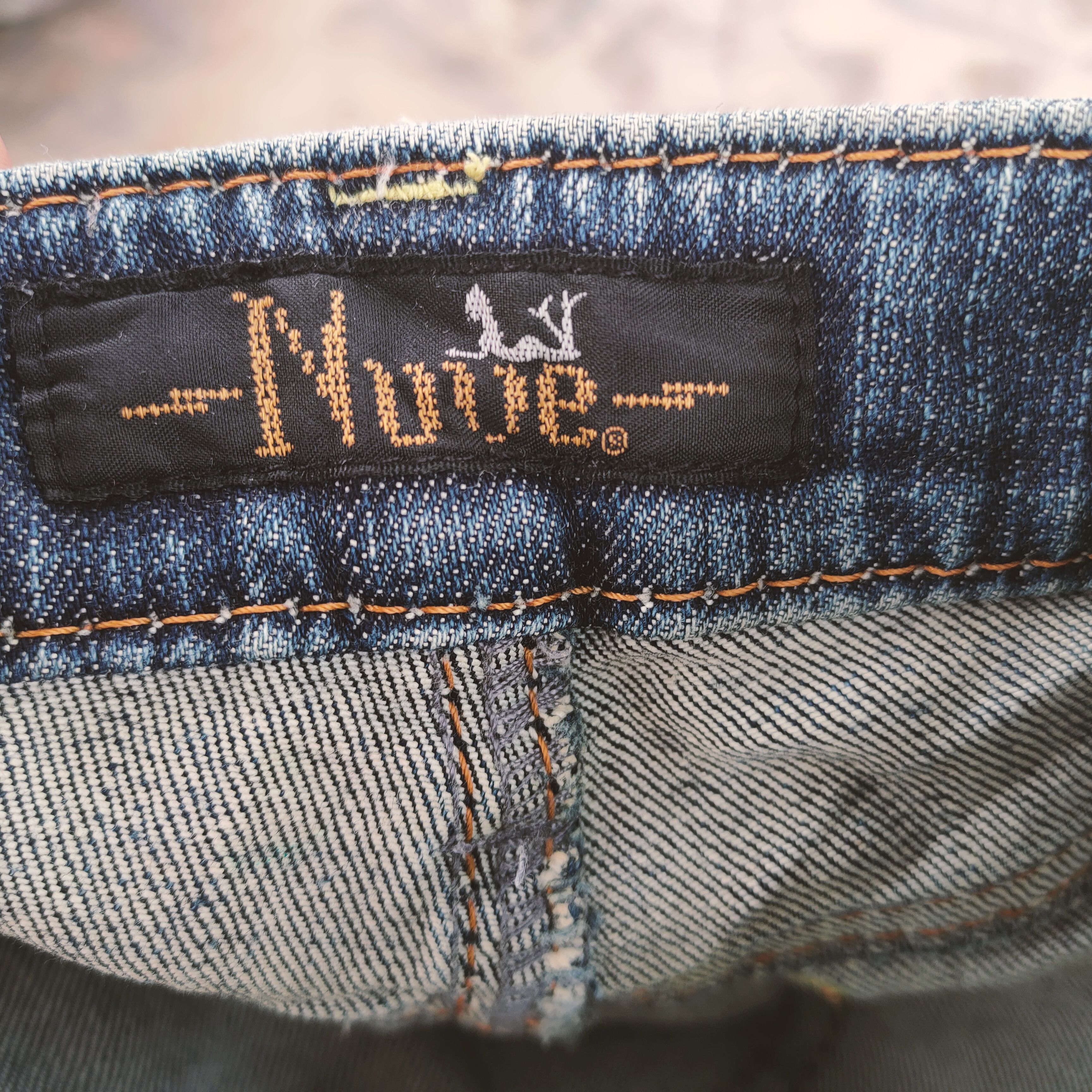 Japanese Brand NUVE FLARE FADED JEANS DENIM PANTS Size US 30 / EU 46 - 16 Thumbnail